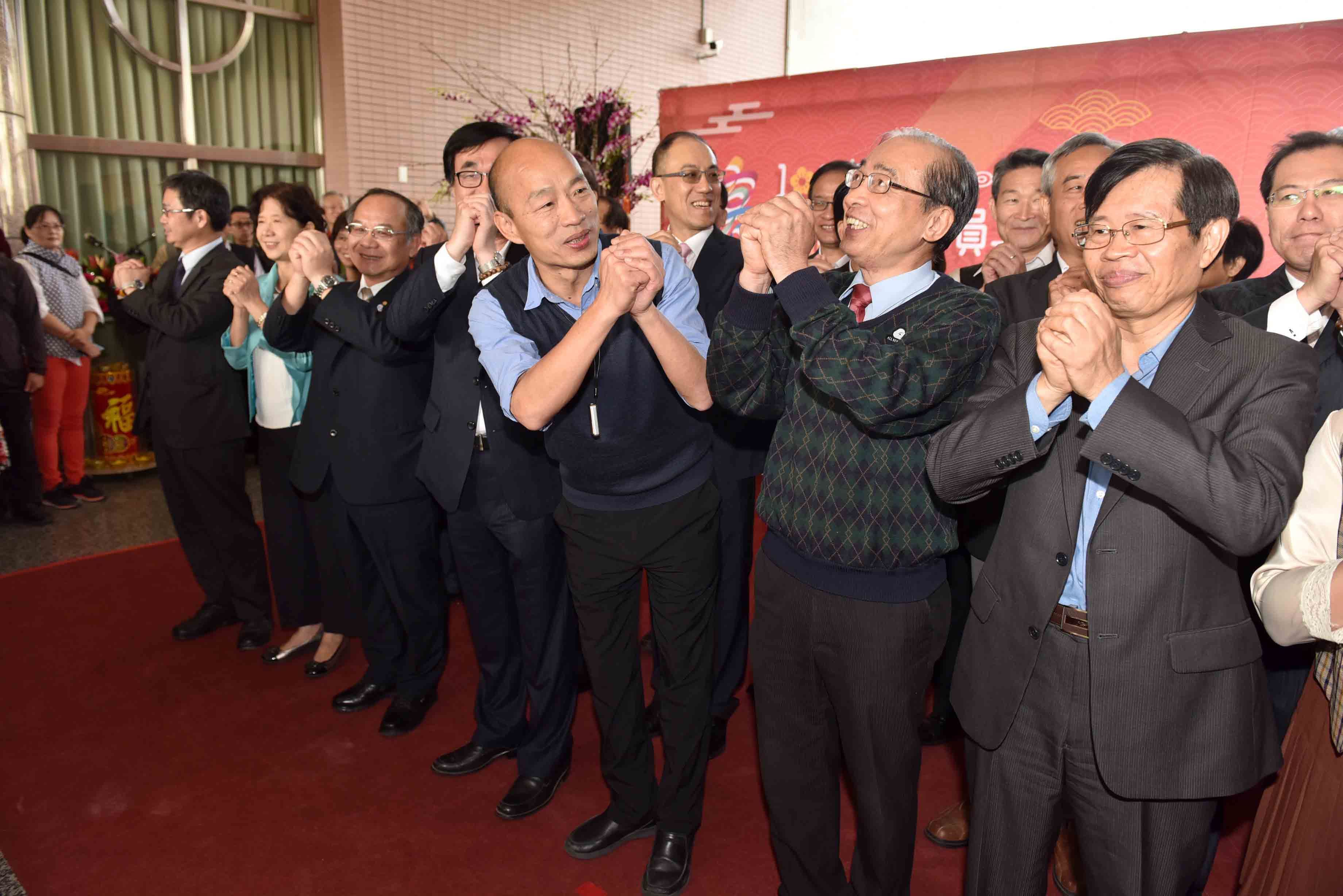 市府新春團拜　韓國瑜祝福新年快樂、嶄新出發...