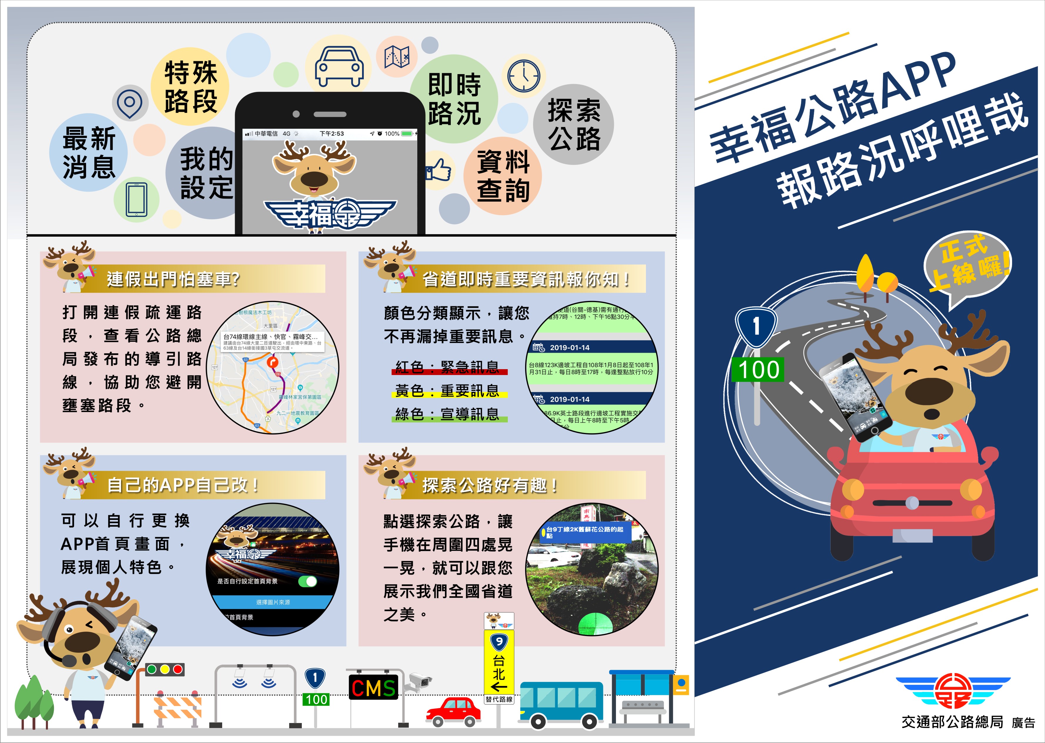幸福公路　路況全都「錄」...