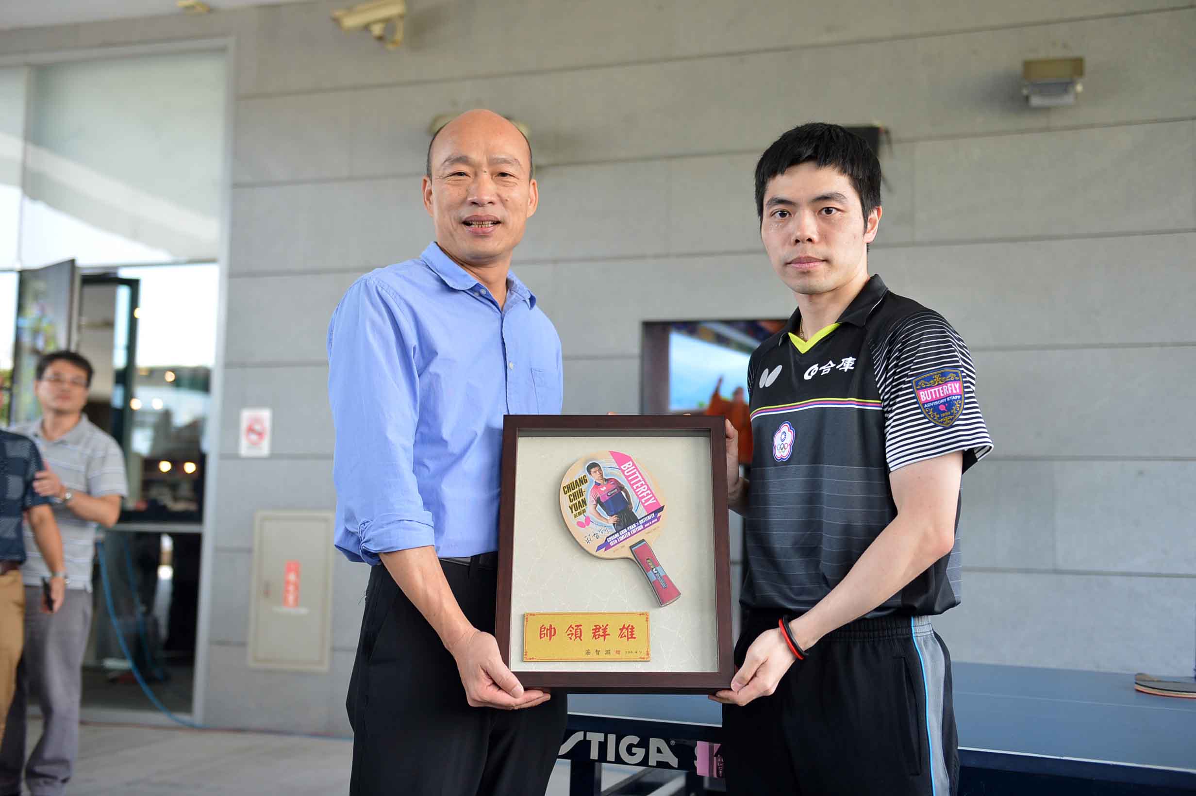 台灣桌球教父莊智淵代言高雄4月觀光　韓國瑜大讚最在地代...