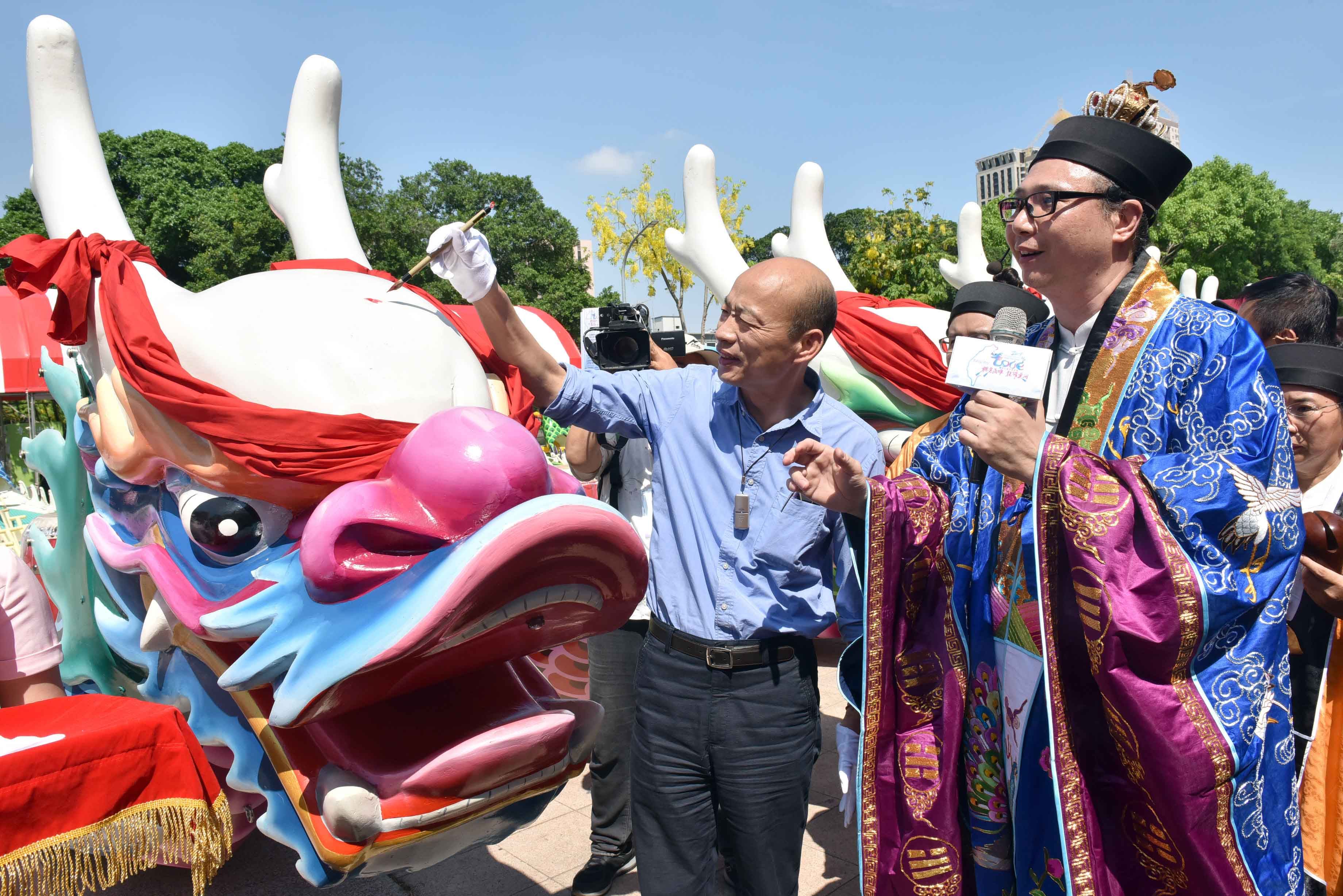 韓國瑜出席端午龍舟點睛祭儀  邀請民眾共度端午佳節...