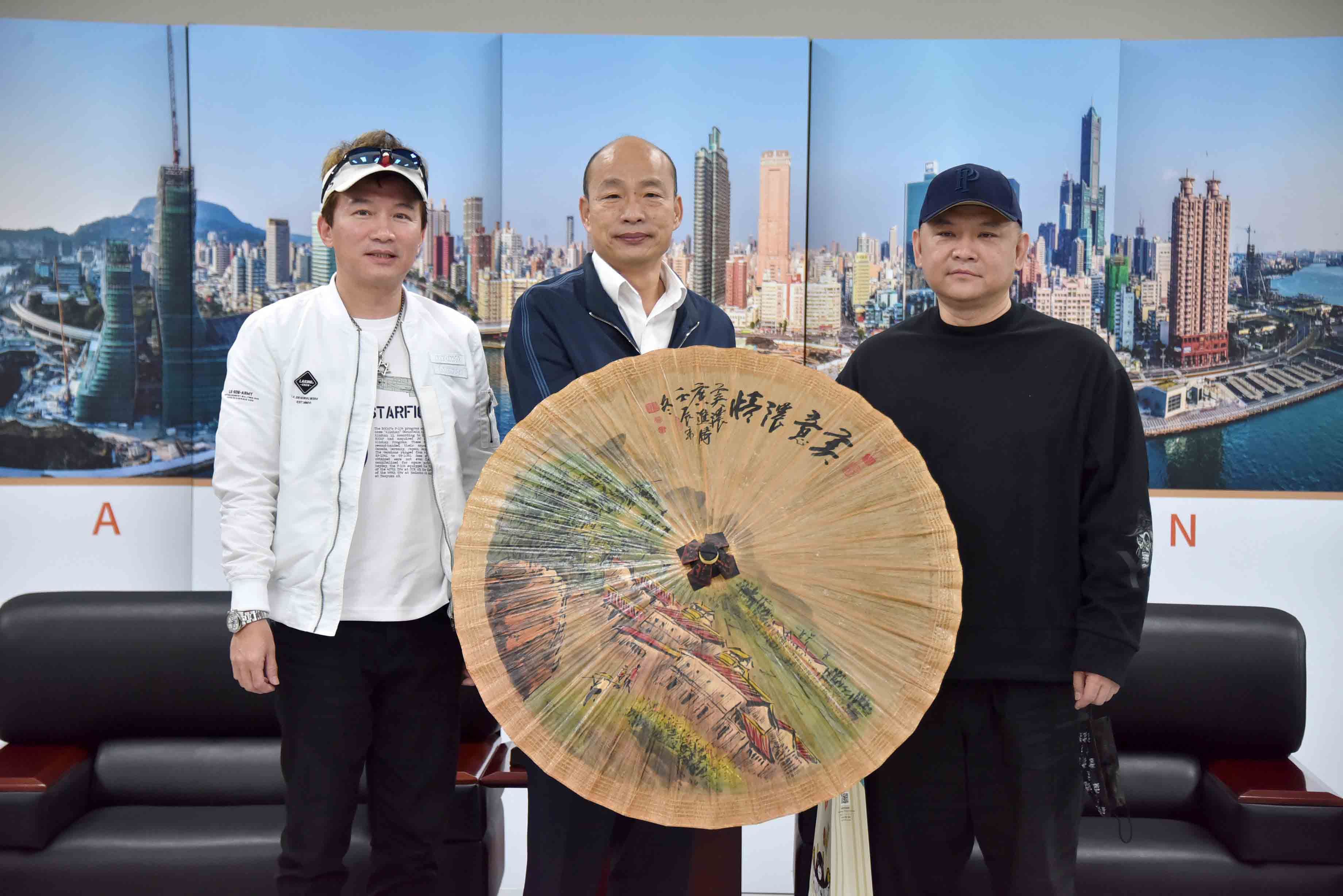 《角頭》電視影集劇組拜會  韓國瑜盼以文化行銷高雄...