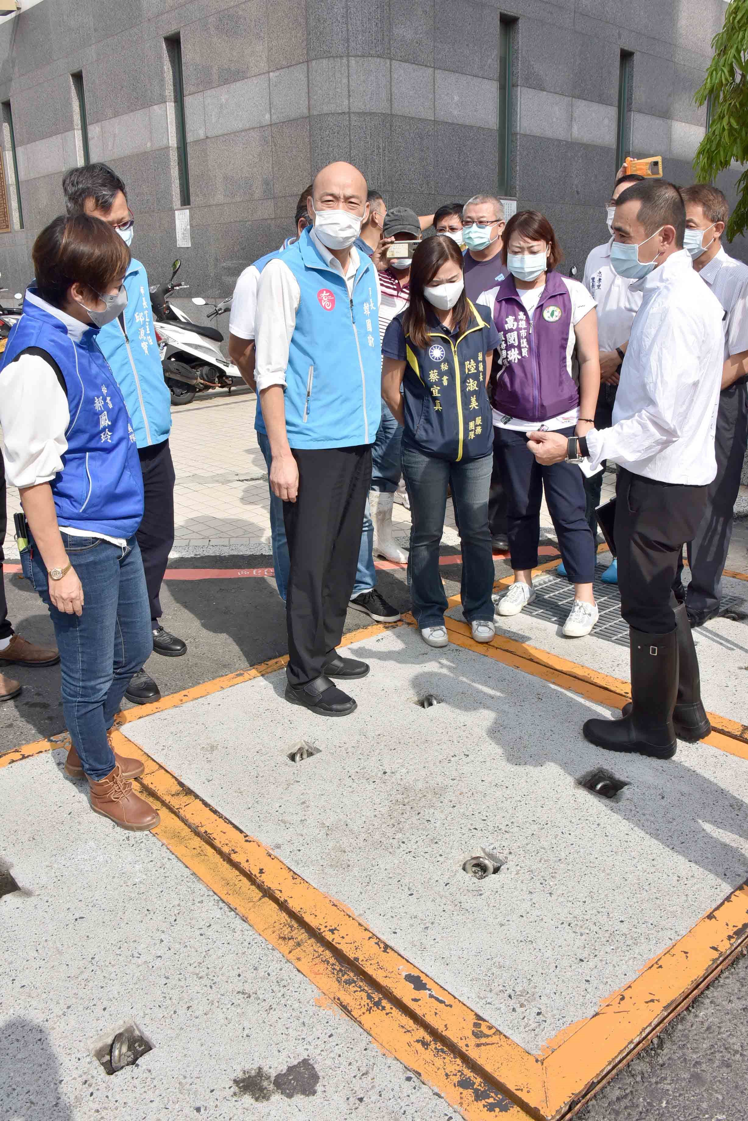 高雄岡山防汛抽水井視察  韓國瑜：全力支持水利預算...