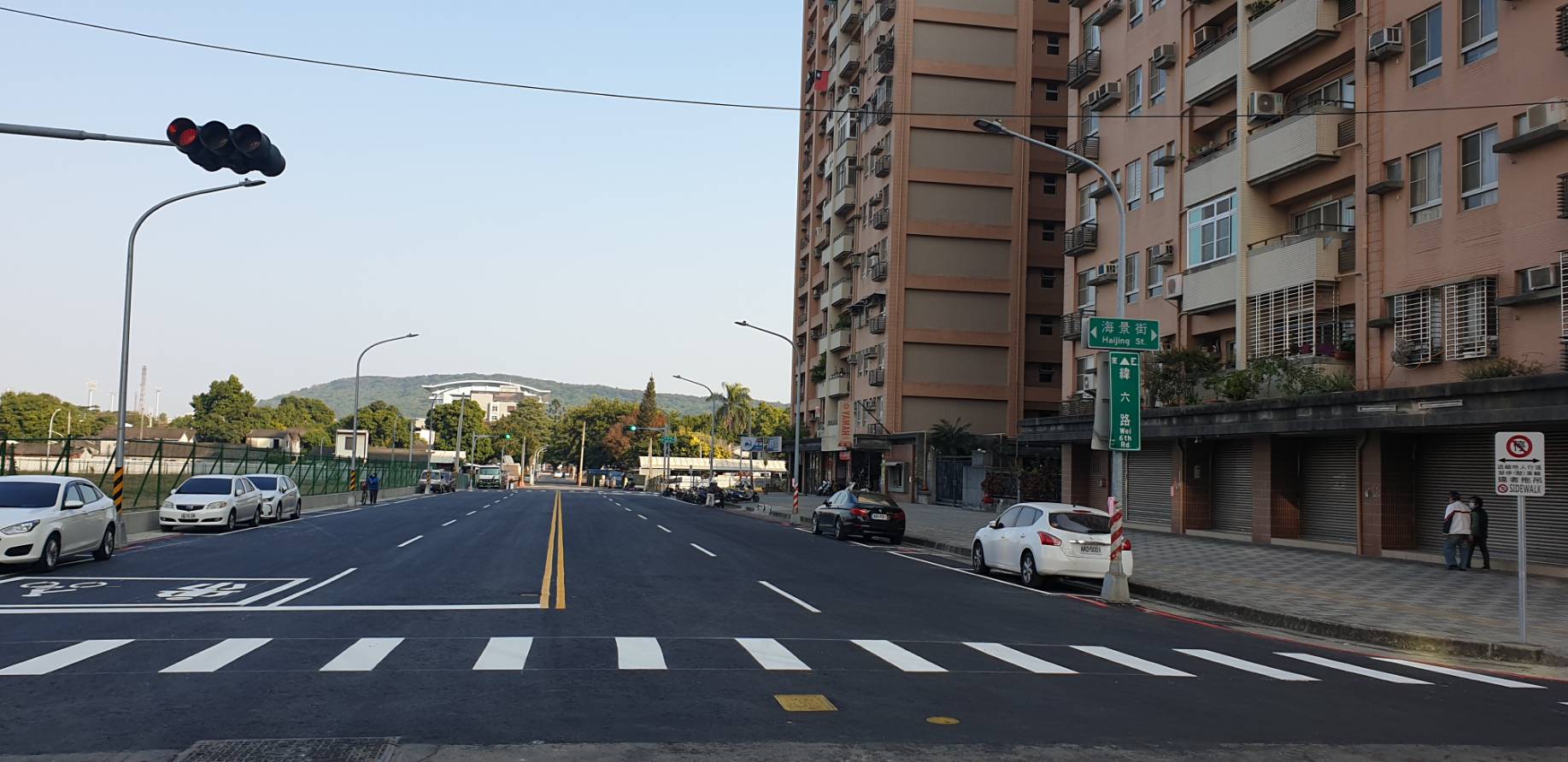 左營緯六路(海景街至海富路)完成拓寬開放通車