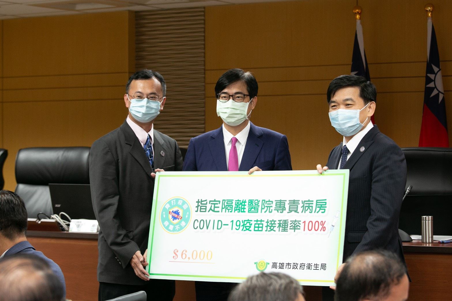 因應國內本土疫情持續升溫 陳其邁宣布提升防疫等級...