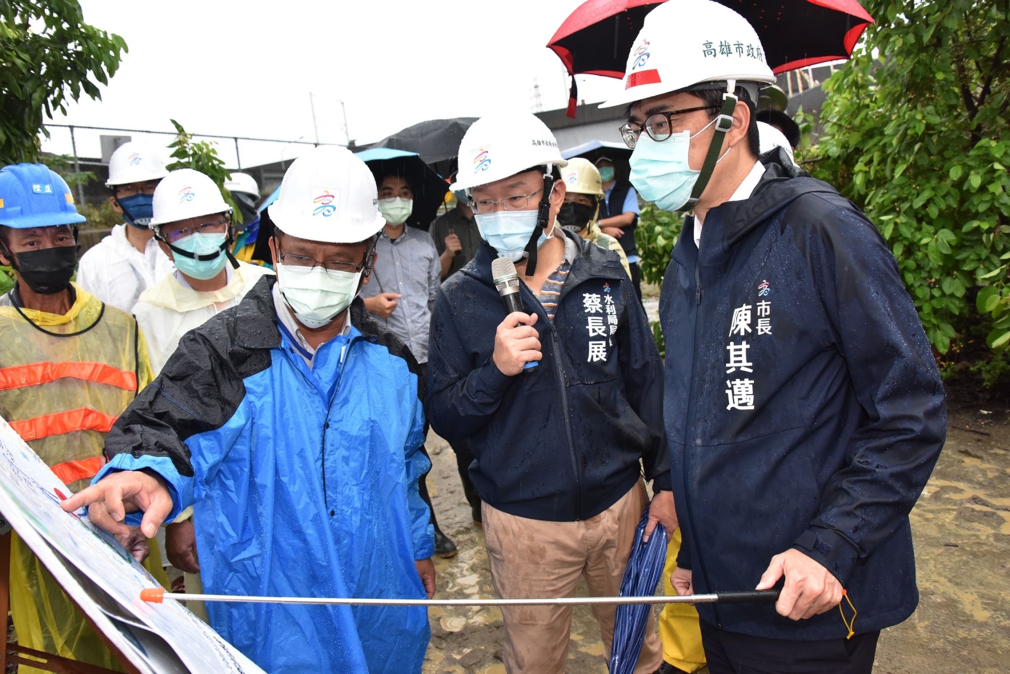 鋒面來襲 市長陳其邁緊盯仁武後勁溪整治工程進度...