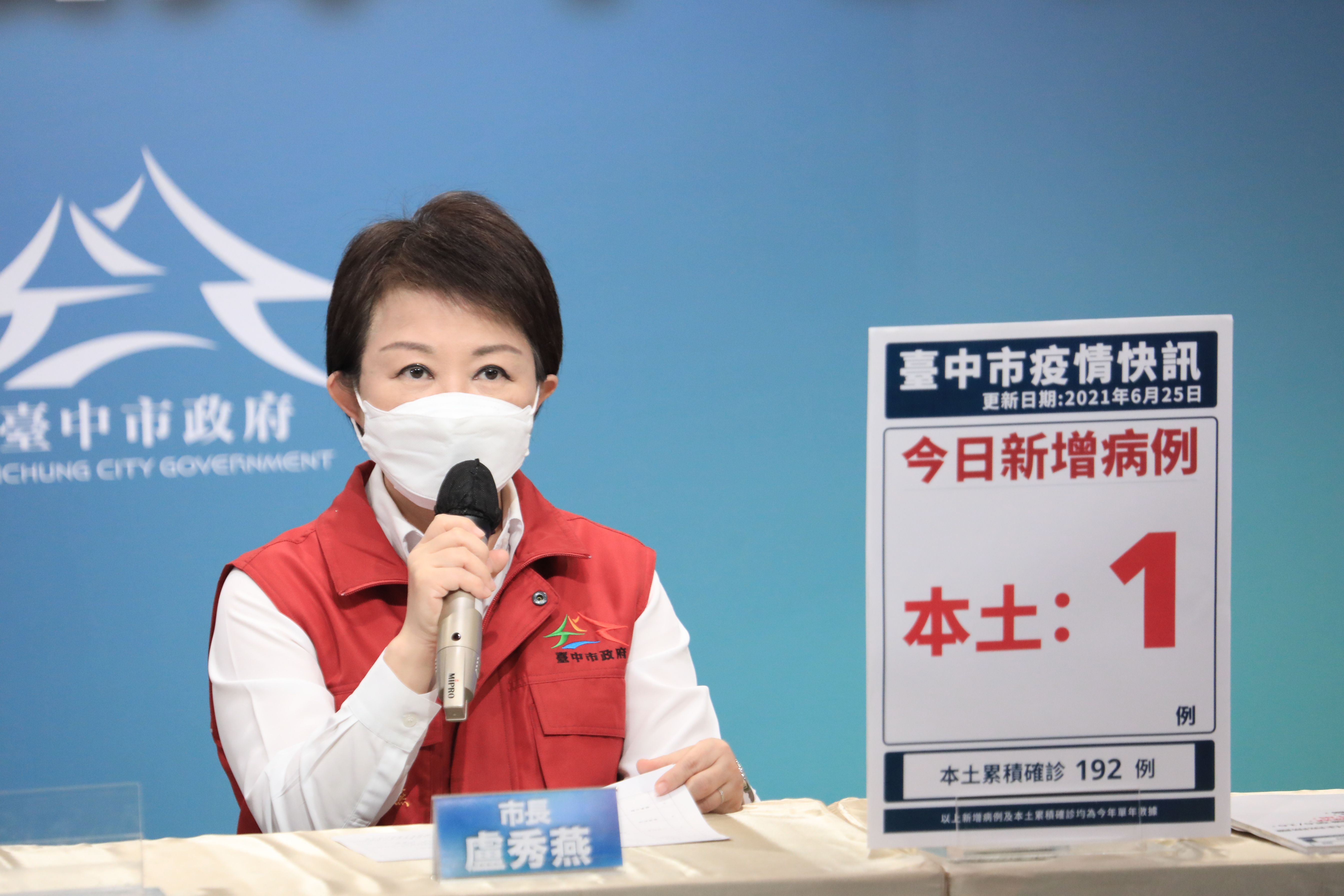 台中25日確診1例   彩券行老闆家庭感染...