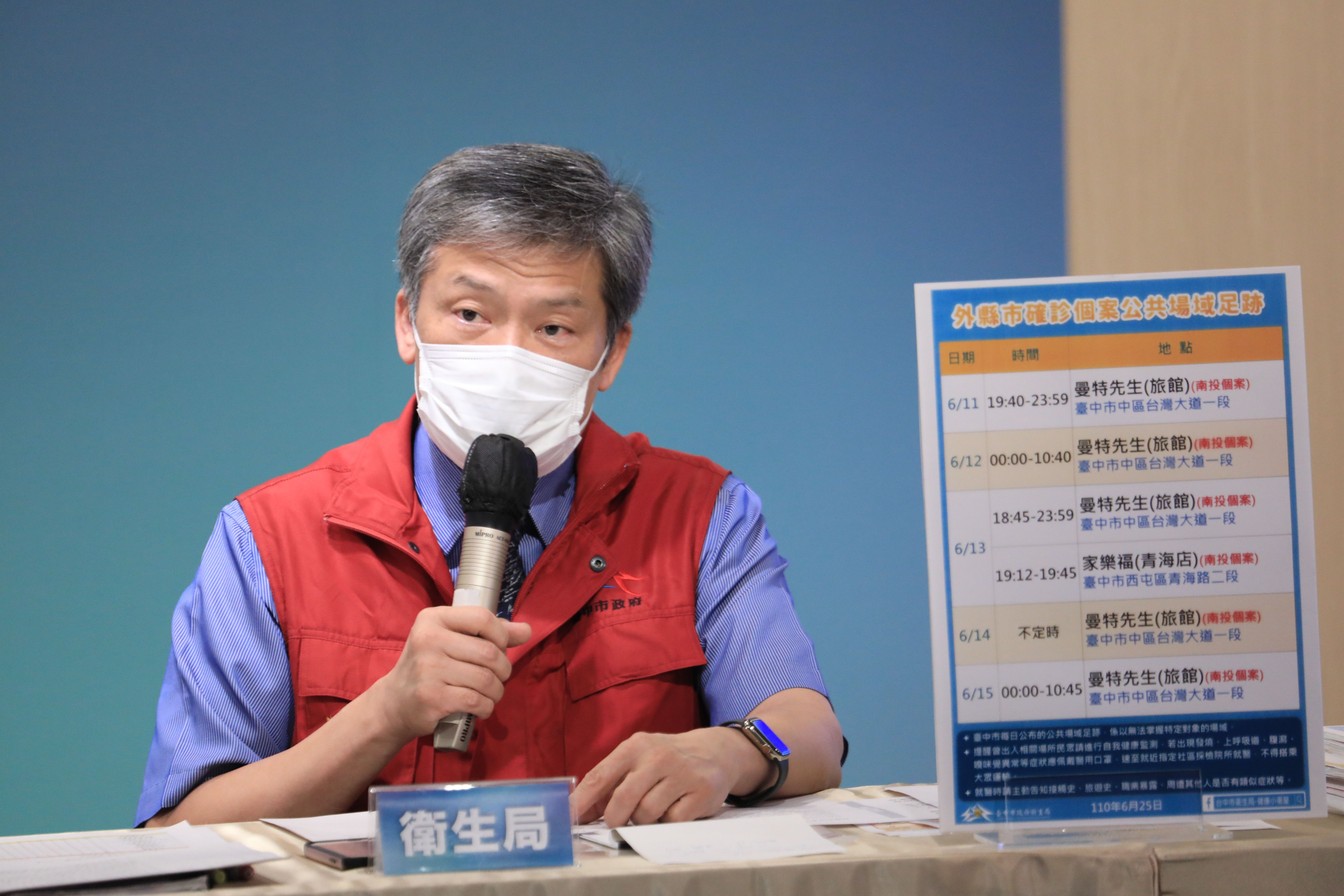 南投染疫者曾到曼特先生、家樂福 中市公布居家快篩處理流...