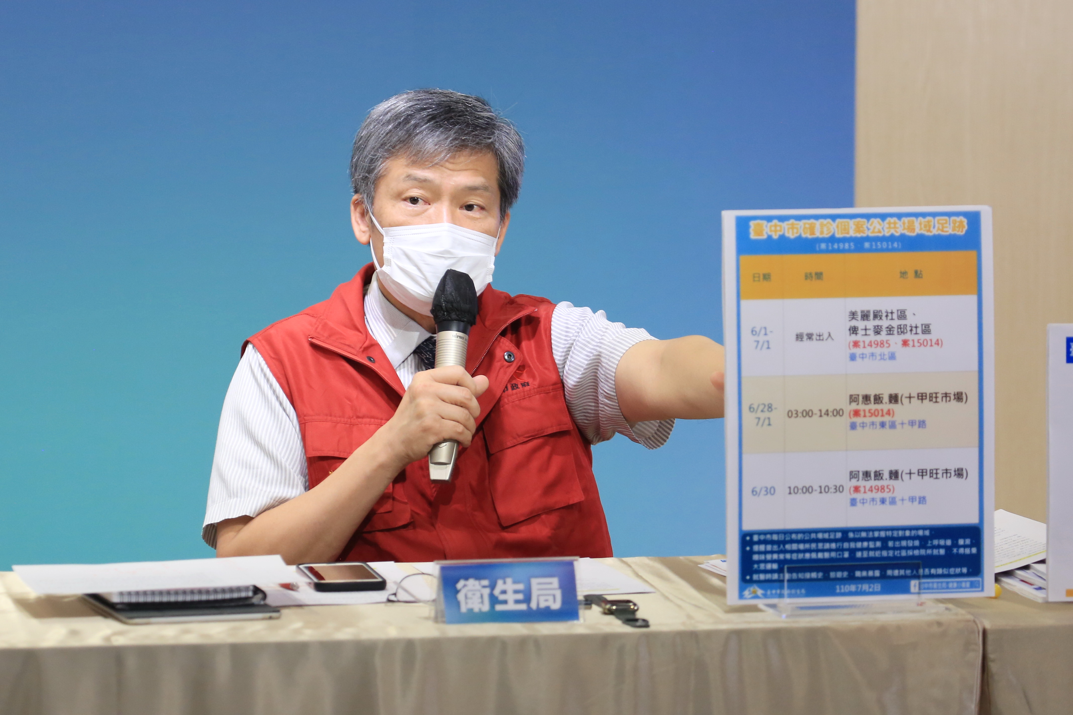 台中7/2增2例 中市府火速設東區、北區2處快篩站阻疫情...