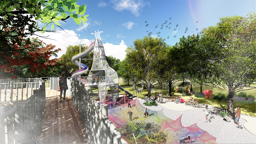 八德楓樹腳公園改造工程  預計2022年完工