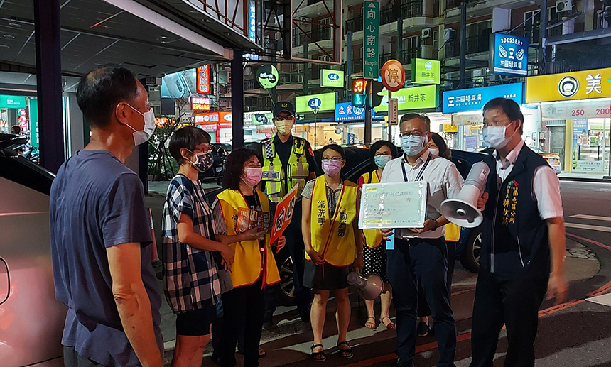 中秋節戶外不烤肉  中市動員「騎樓巡查隊」勸導...