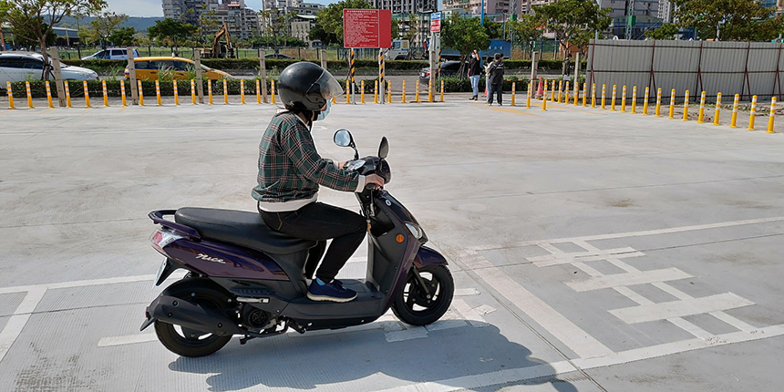 八里機車練習場啟用  便利當地市民...