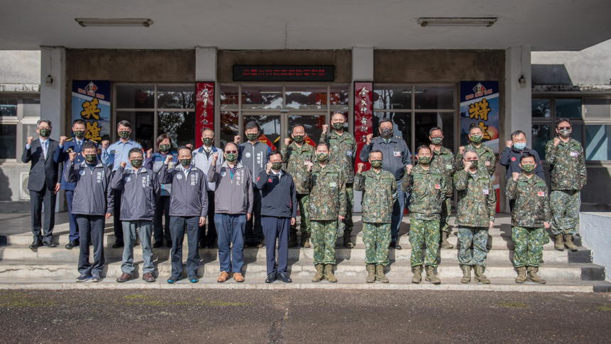 桃市府111年春節勞軍  鄭文燦謝國軍助抗旱防疫...