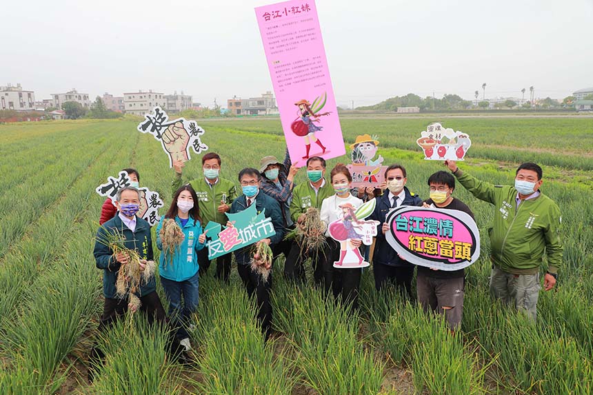 挺農民助弱勢  黃偉哲揪團認購千袋紅蔥頭...