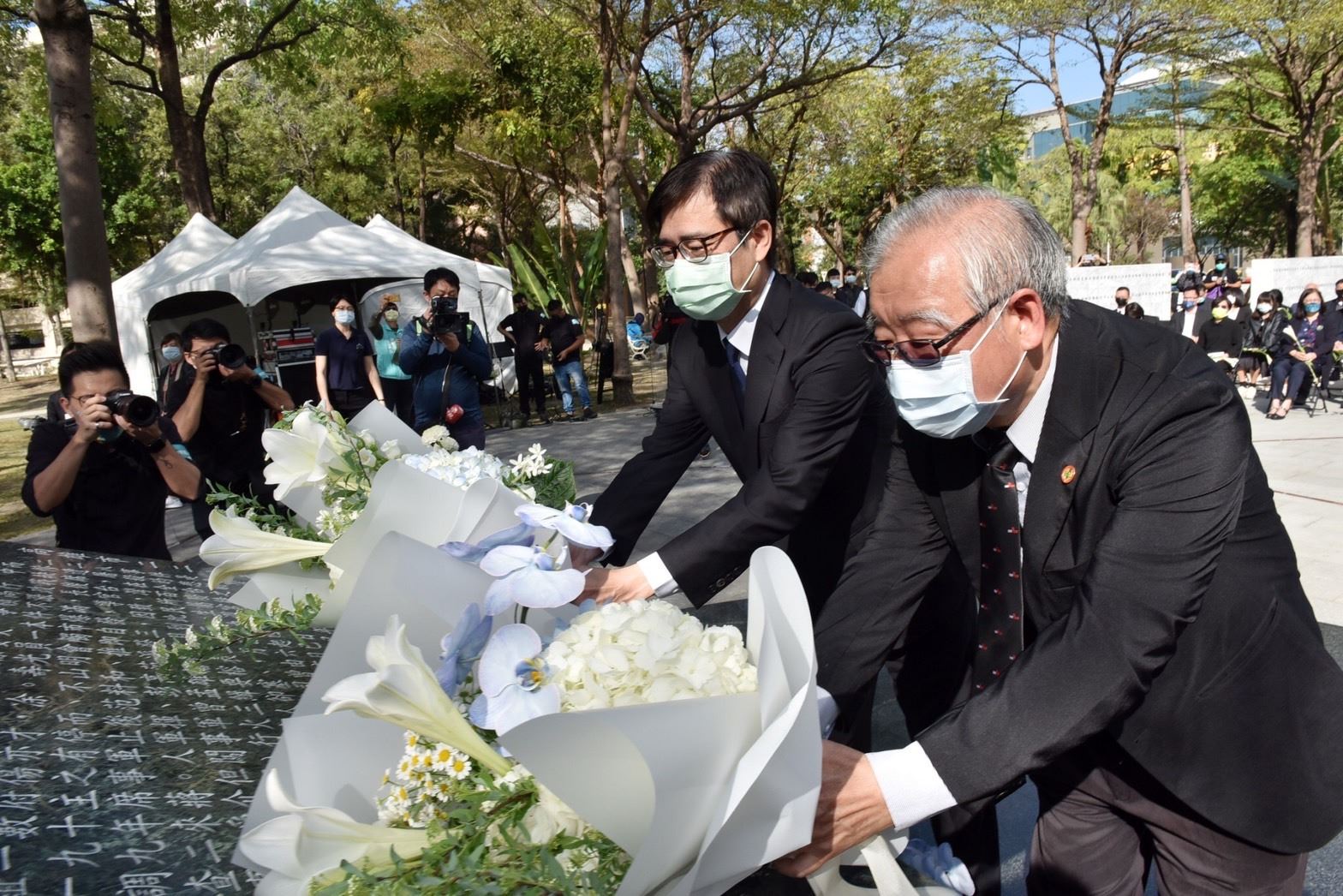 二二八事件75周年追思紀念會   陳其邁向受難者及爭取民主...