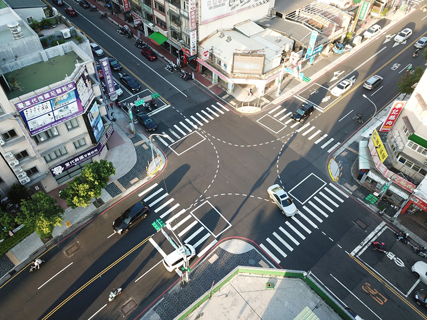 中壢「銀河水岸亮點工程」  營造友善行人道路環境...