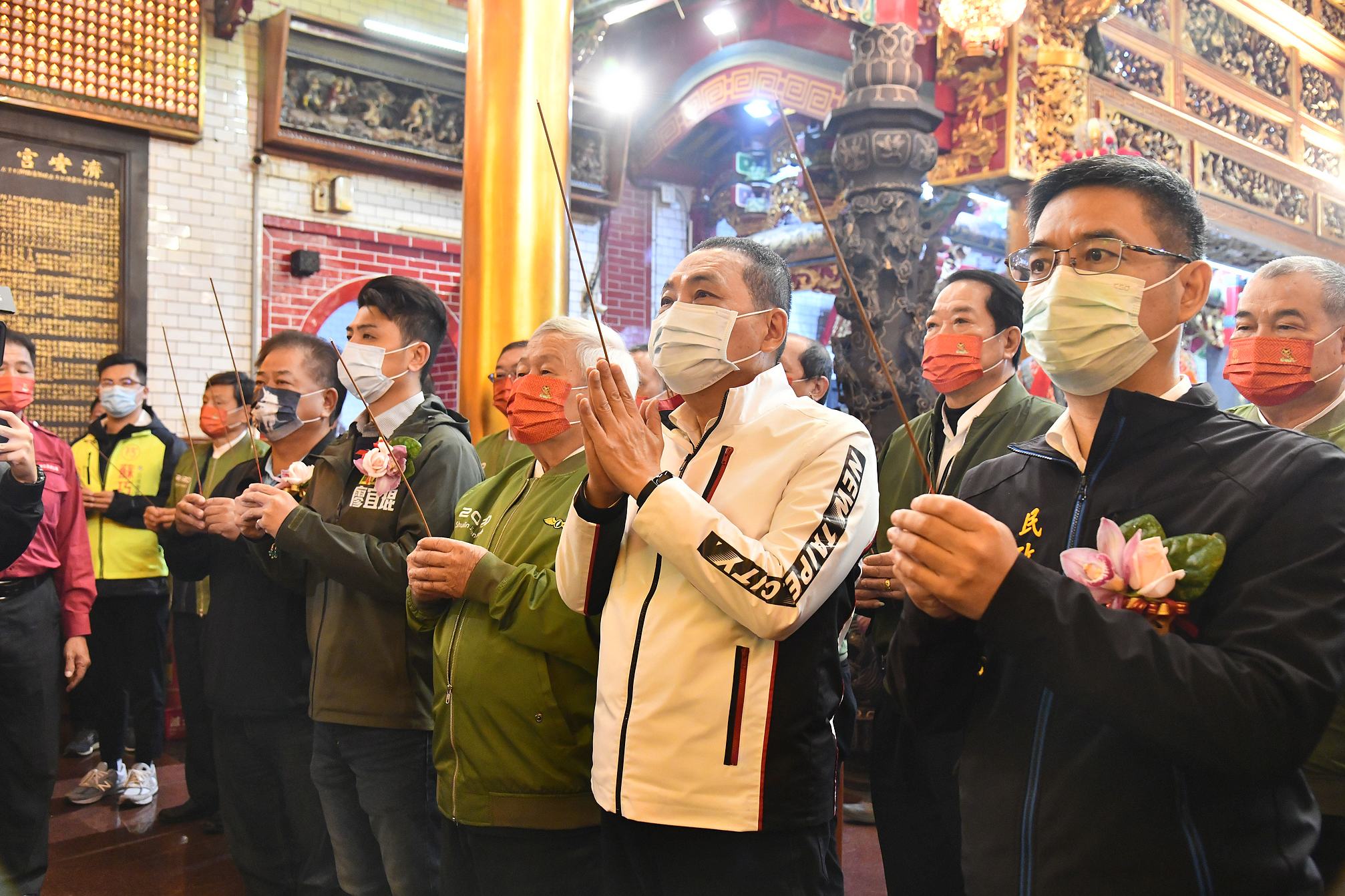 侯友宜參加保生大帝聖誕文化祭 感謝濟安宮長期熱衷公益...