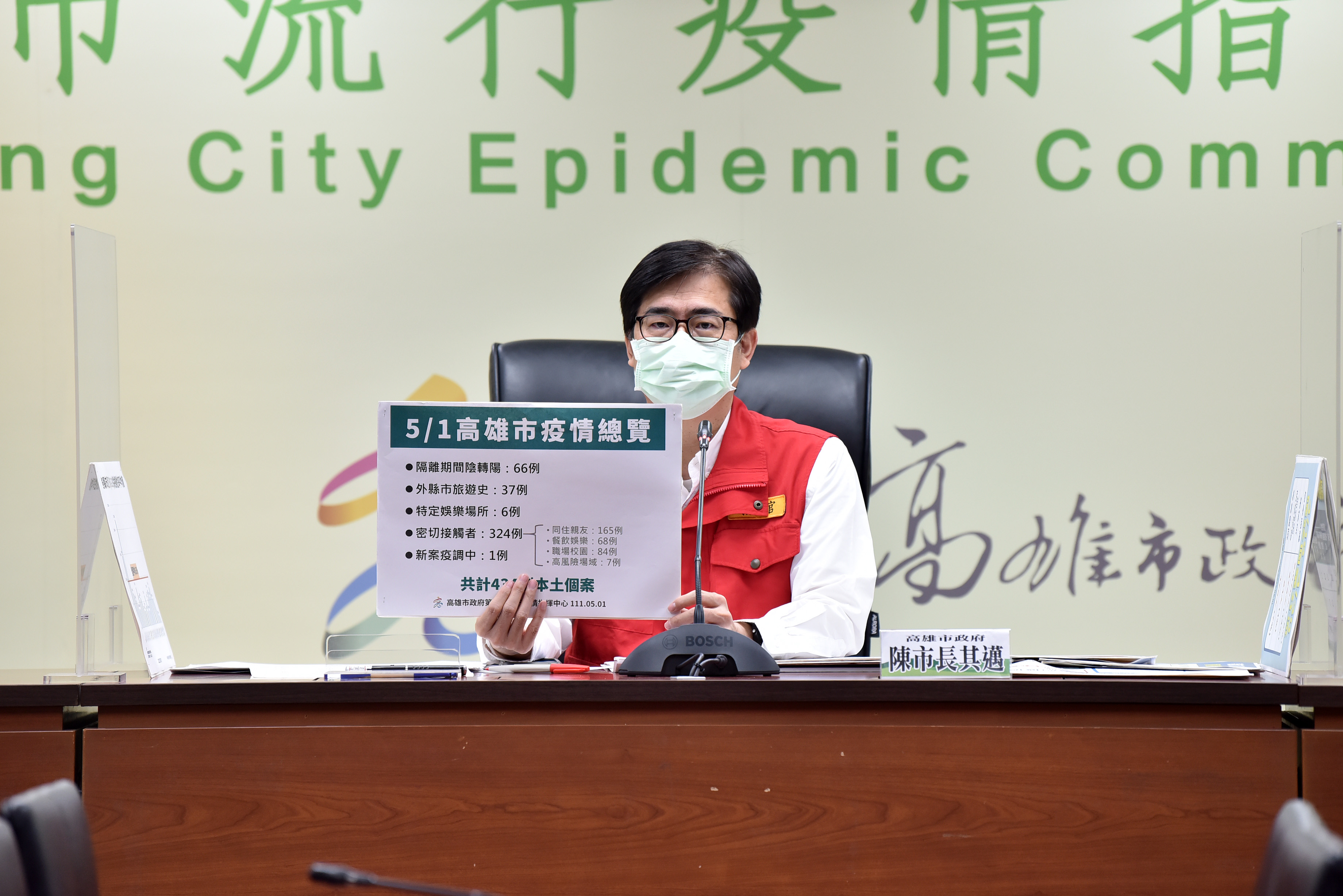 台灣兒科醫學會五大建議支持兒童接種   陳其邁：疫苗為傳染病防治最有效的方法