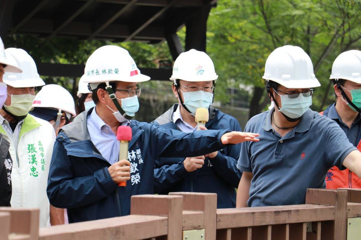 林欽榮副市長視察曹公圳分洪工程 期能5月中前完工開放...