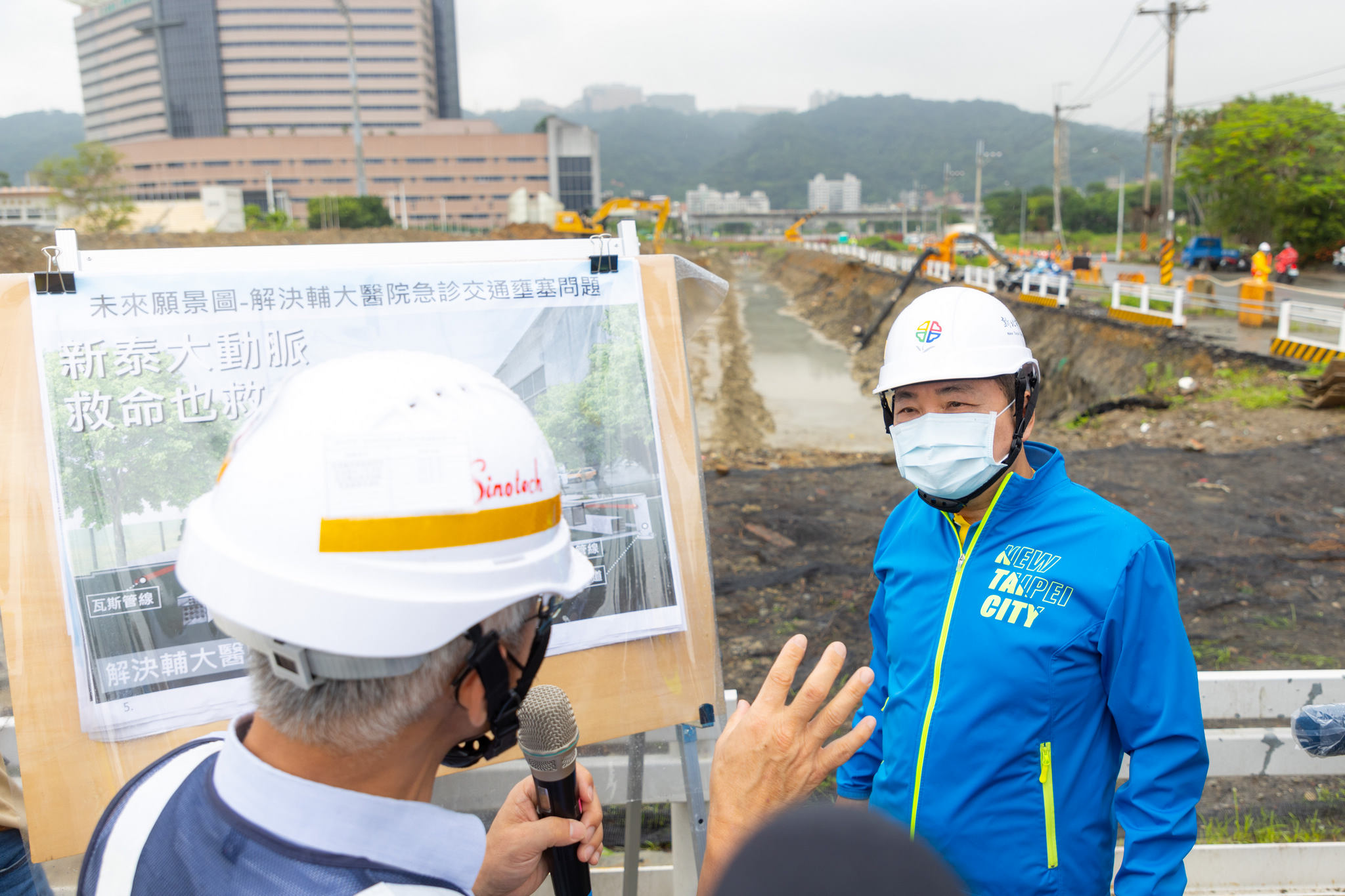 塭仔圳市地重劃區開闢30米林蔭大道 侯友宜：打通新泰交通...