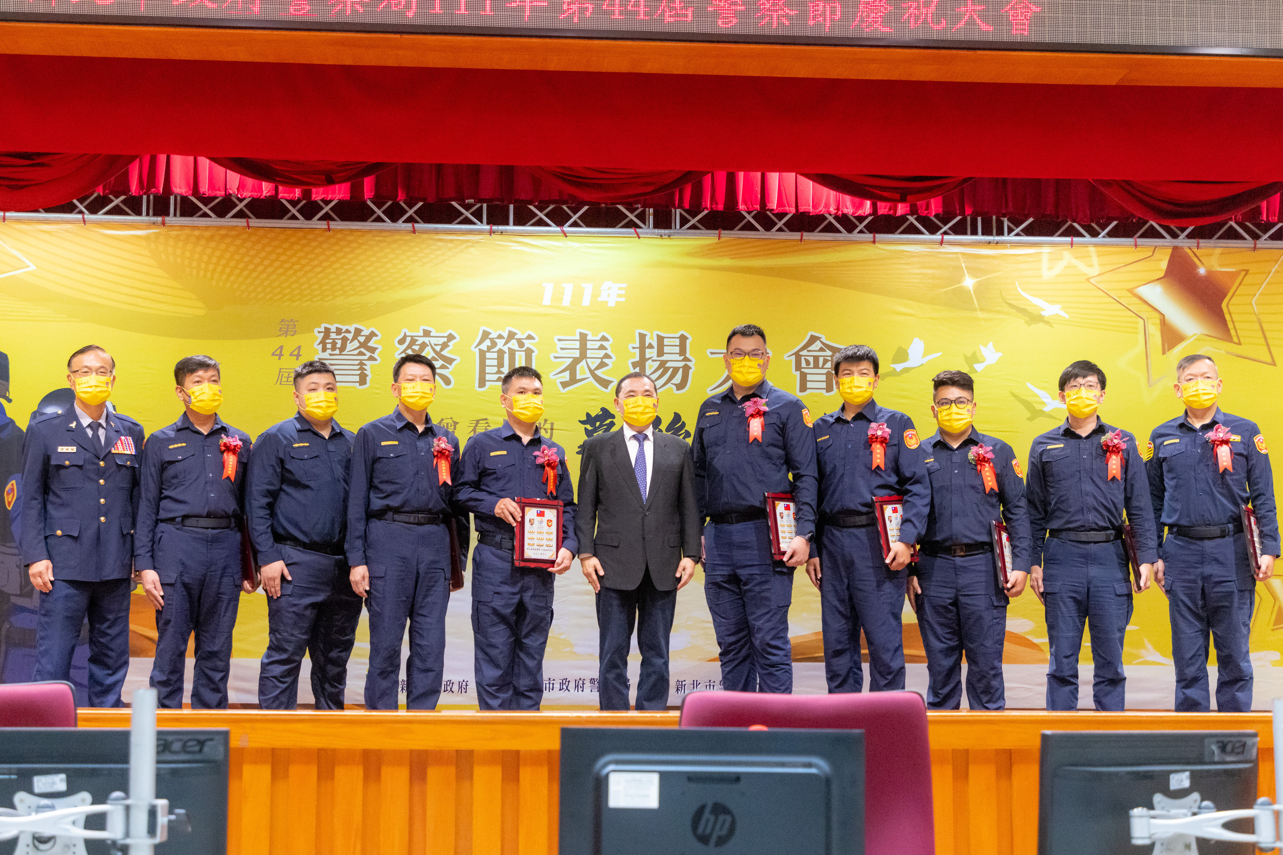 警察節前夕頒獎致謝新北警察 侯友宜勉勵保持初心 繼續守...