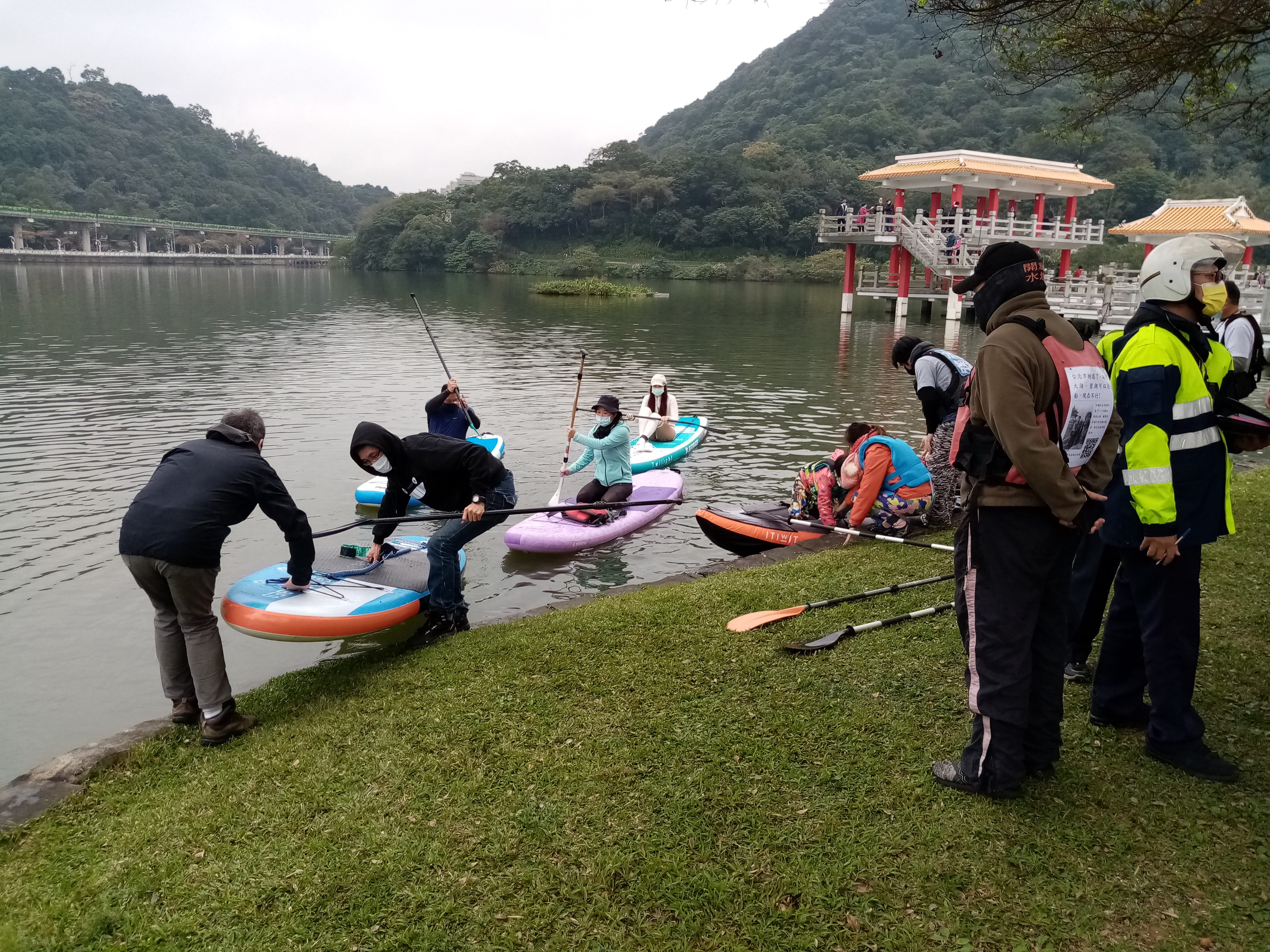 大湖公園非開放水域活動區 違規即開罰...