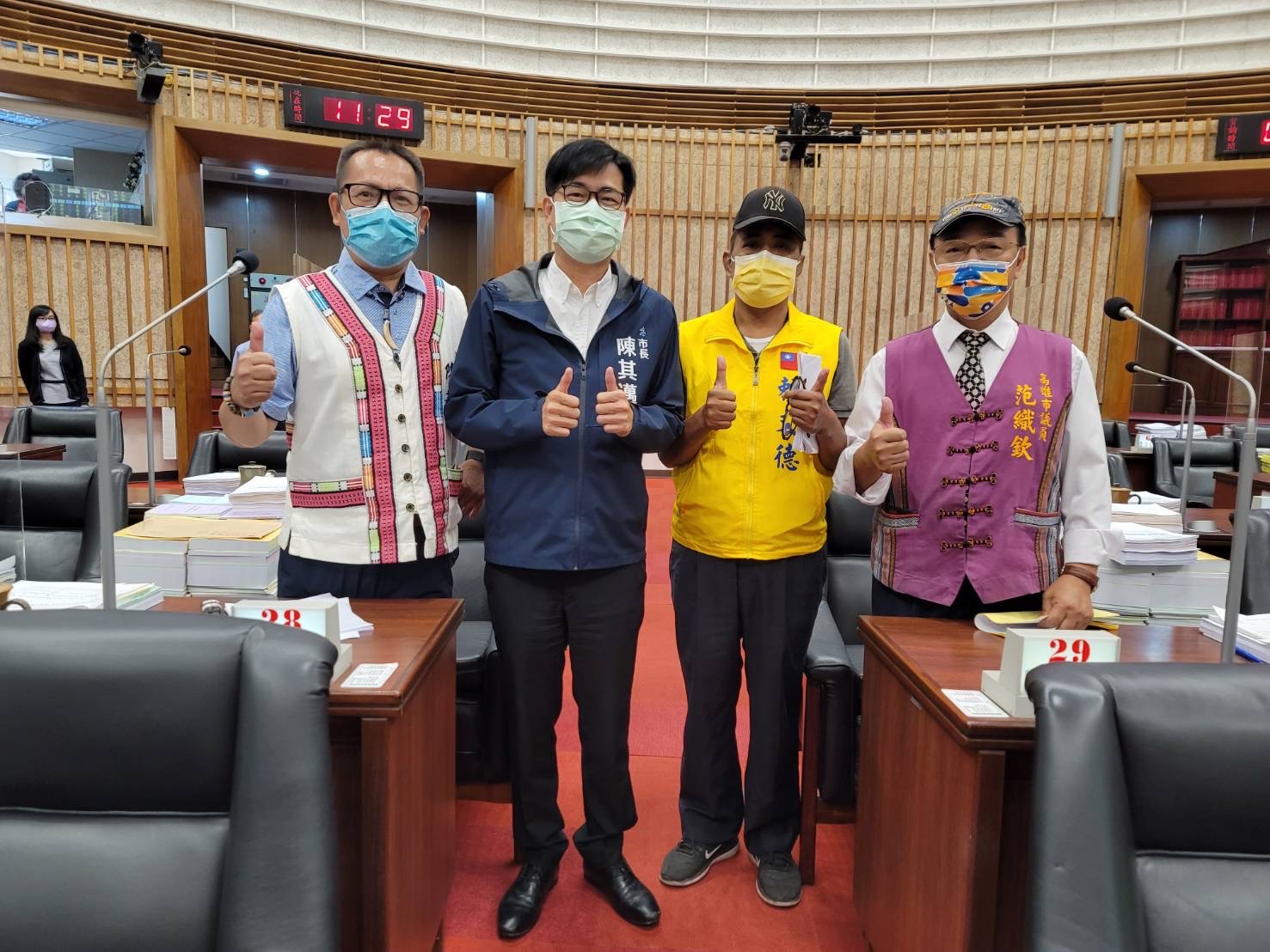 高市府積極建設原鄉悉心照料原民  原民三議員不分黨派大...