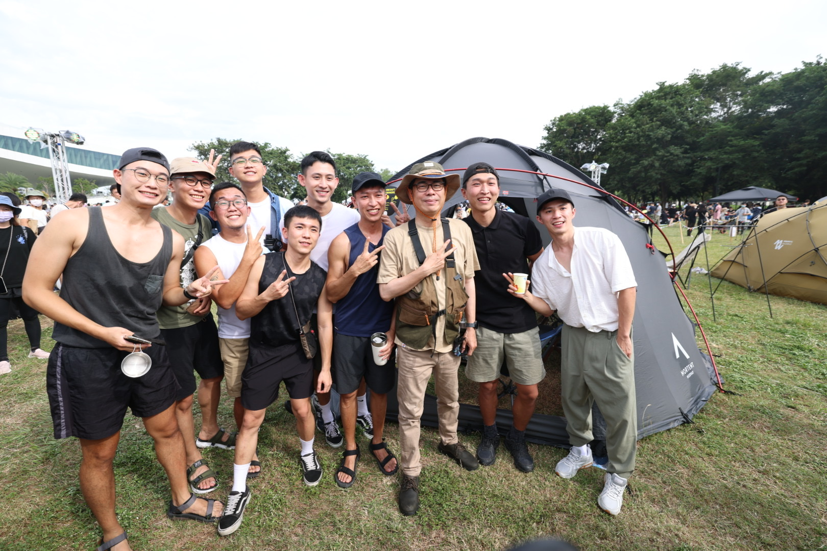高雄城市野營森活節  陳其邁與市民一同體驗Outdoor樂趣...
