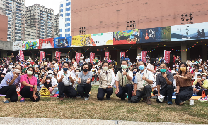 藍鵲紅鼻子鵲寶公益親子同樂會 黃偉哲市長感謝錠嵂社褔關...