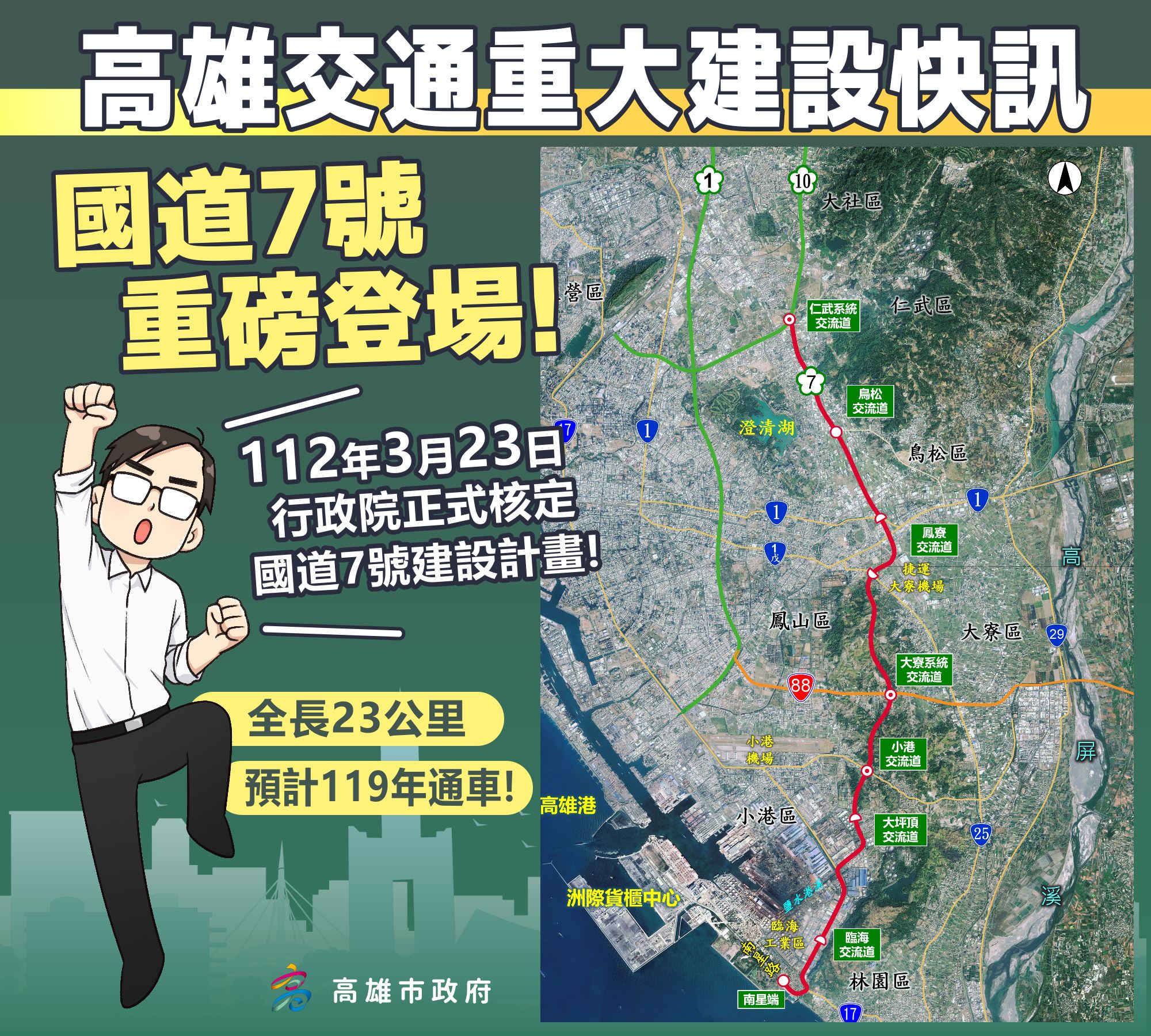 期盼15年！國7正式獲中央核定千億預算打造便捷路網 結合智...