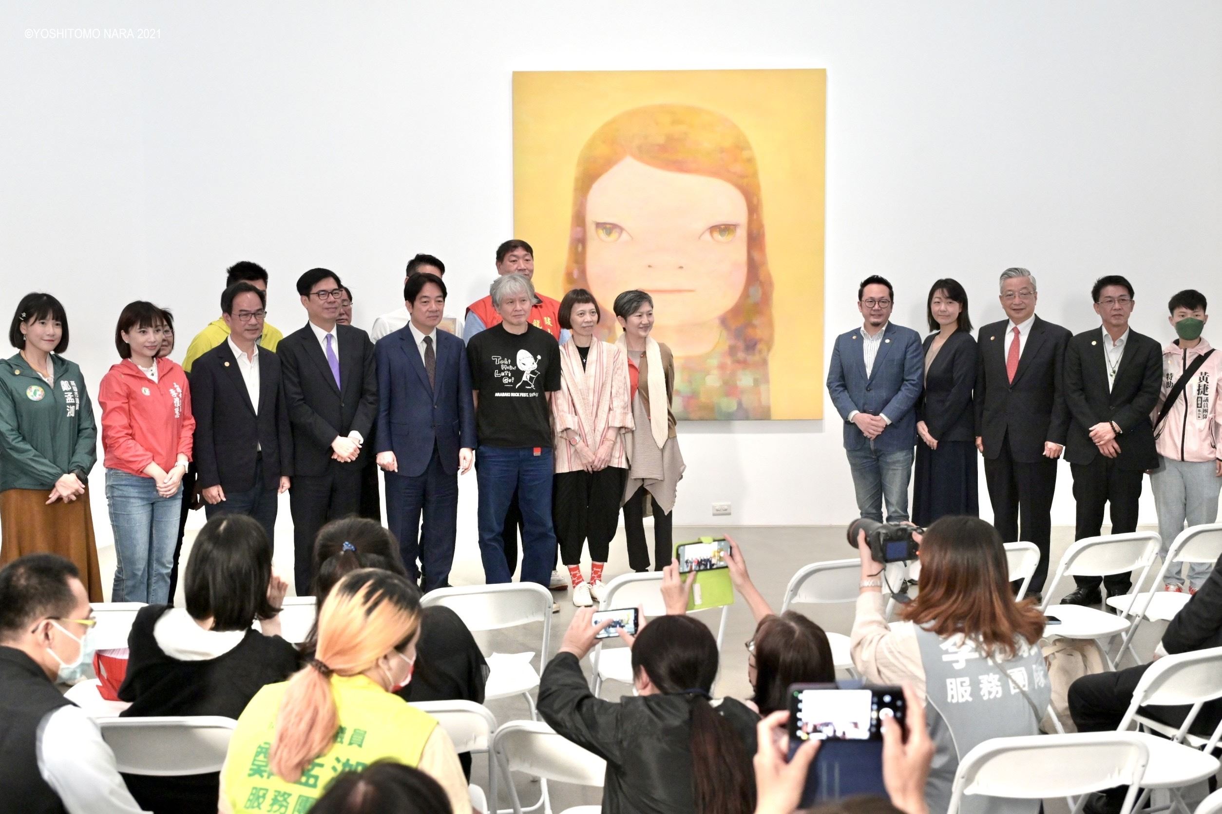 奈良美智展明起內惟藝術中心開展 賴清德、陳其邁共邀民眾...