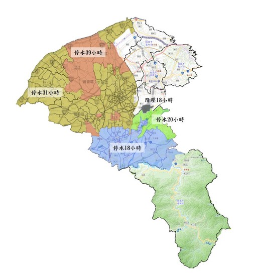 台水三坑抽水站改善工程 南桃園地區5月15日起停水 市府成...