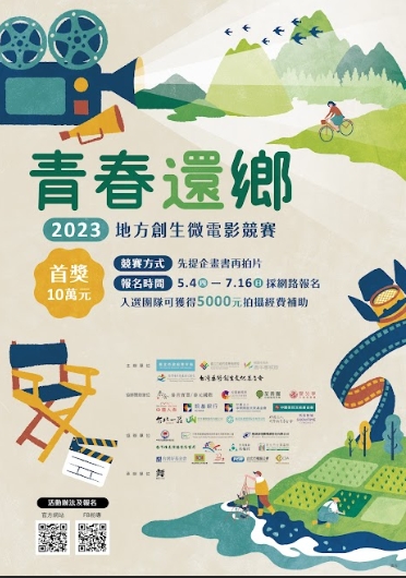 全國徵件！基北北桃再攜手 2023地方創生微電影競賽 開跑囉...