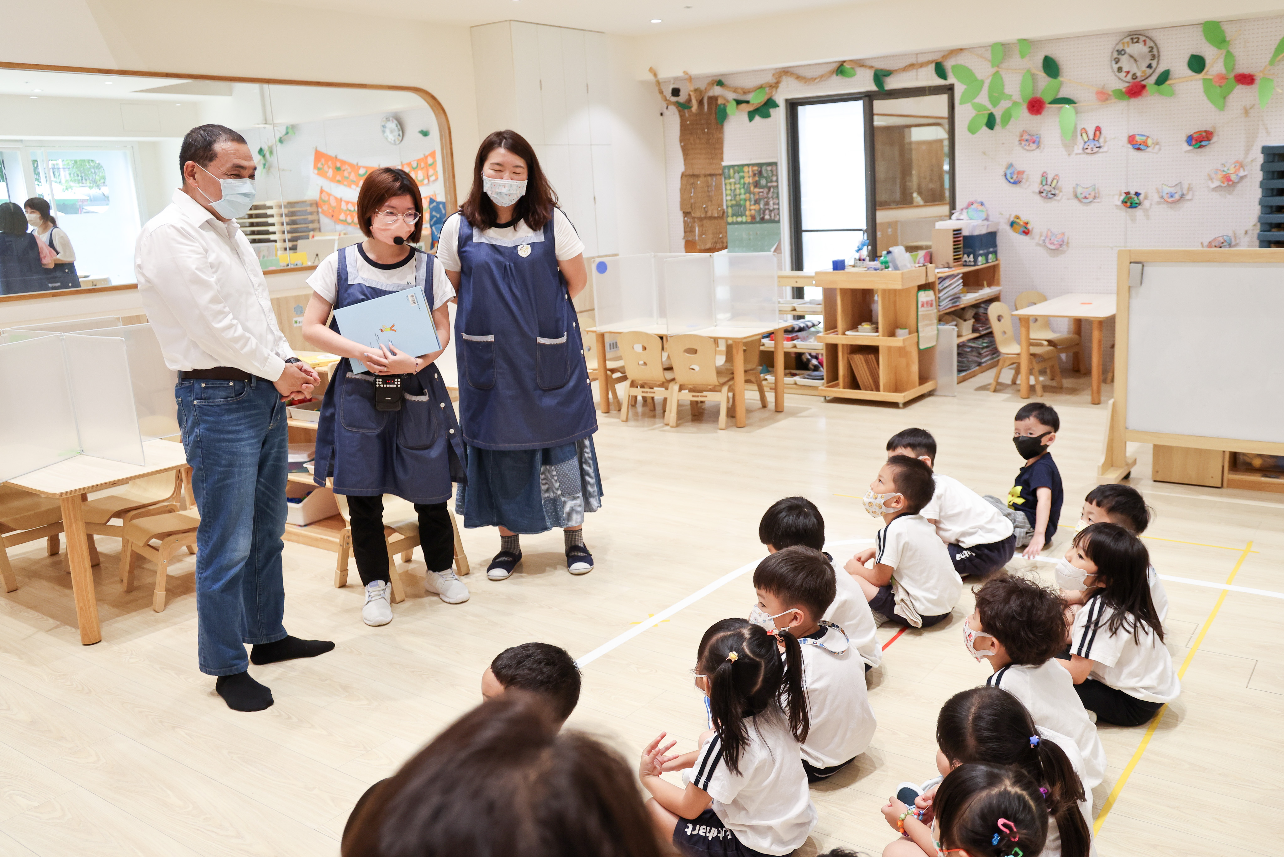 關心新北市幼兒園　侯友宜盼互信互重給予教保員更多鼓勵...