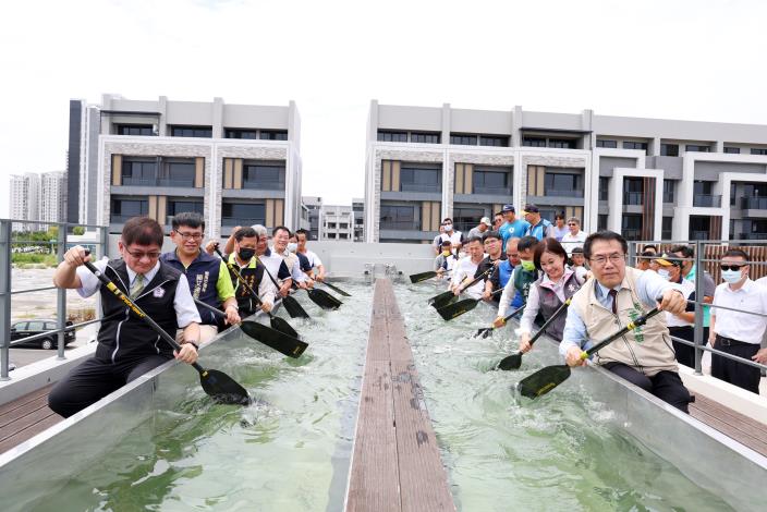 1.1億打造安南水上運動訓練中心 黃偉哲盼成為台灣水上運動...