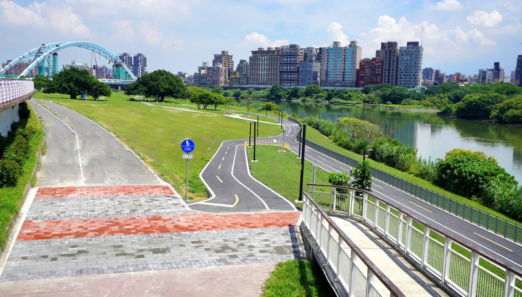 減輕易淹水問題 永和水岸自行車道更友善...