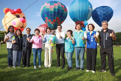 台中熱氣球嘉年華開幕   民政局表示暢享石岡美食好風光