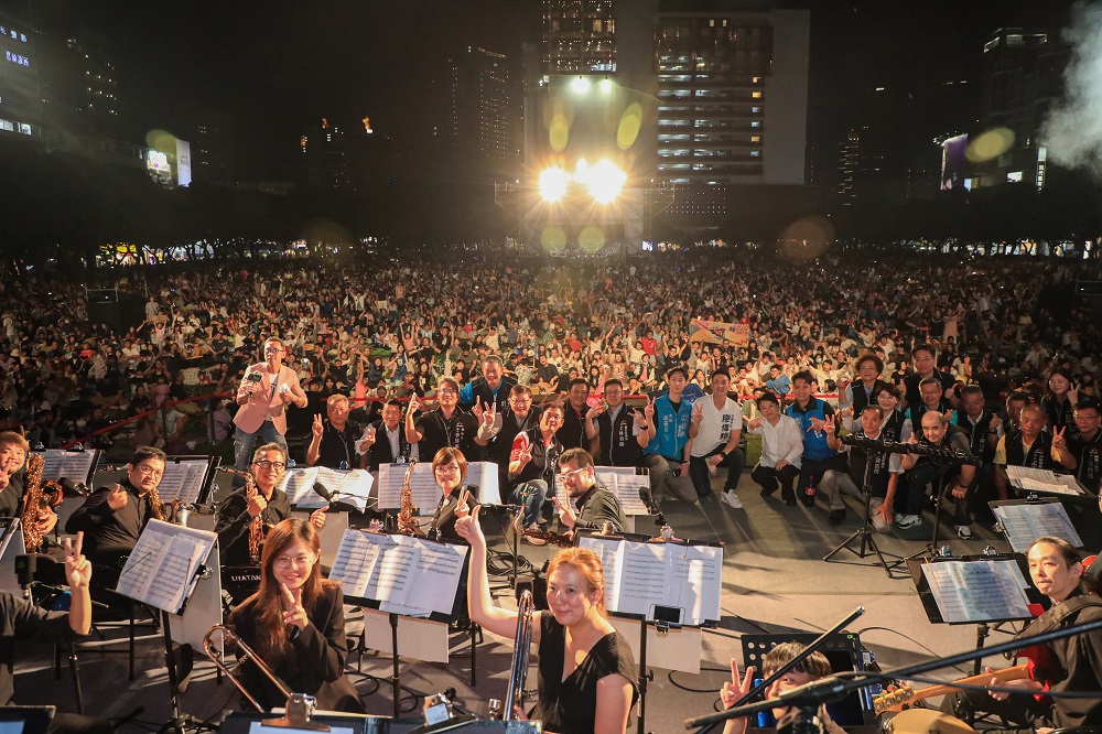 爵士音樂節湧入15萬人  盧秀燕：讓我們一起Jazz!
