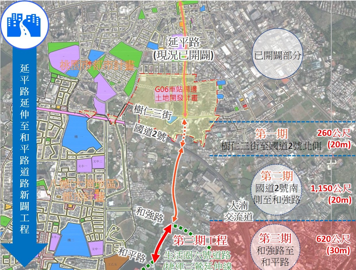 國道2號南側新闢工程  開工動土...