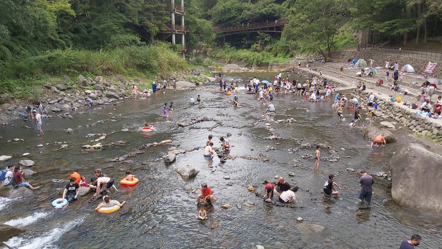 桃園夏日親子戲水首選「宇內溪戲水區」開放囉...