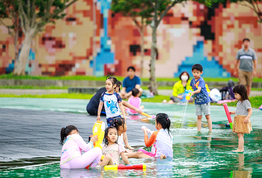 揭開盛夏序幕  大佳河濱兒童戲水區6月起開FUN!...