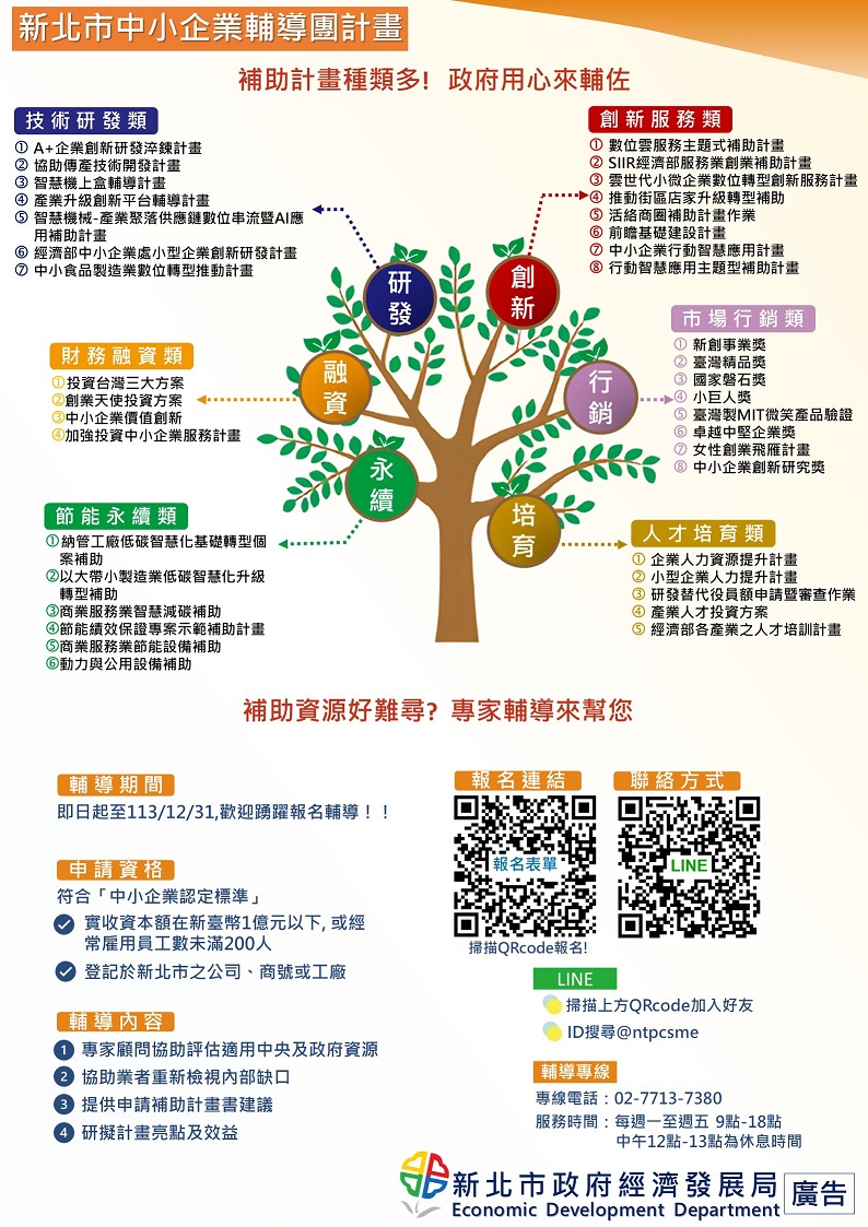 新北中小企業輔導團來助攻  首攻銀髮長照友善企業  共創高...