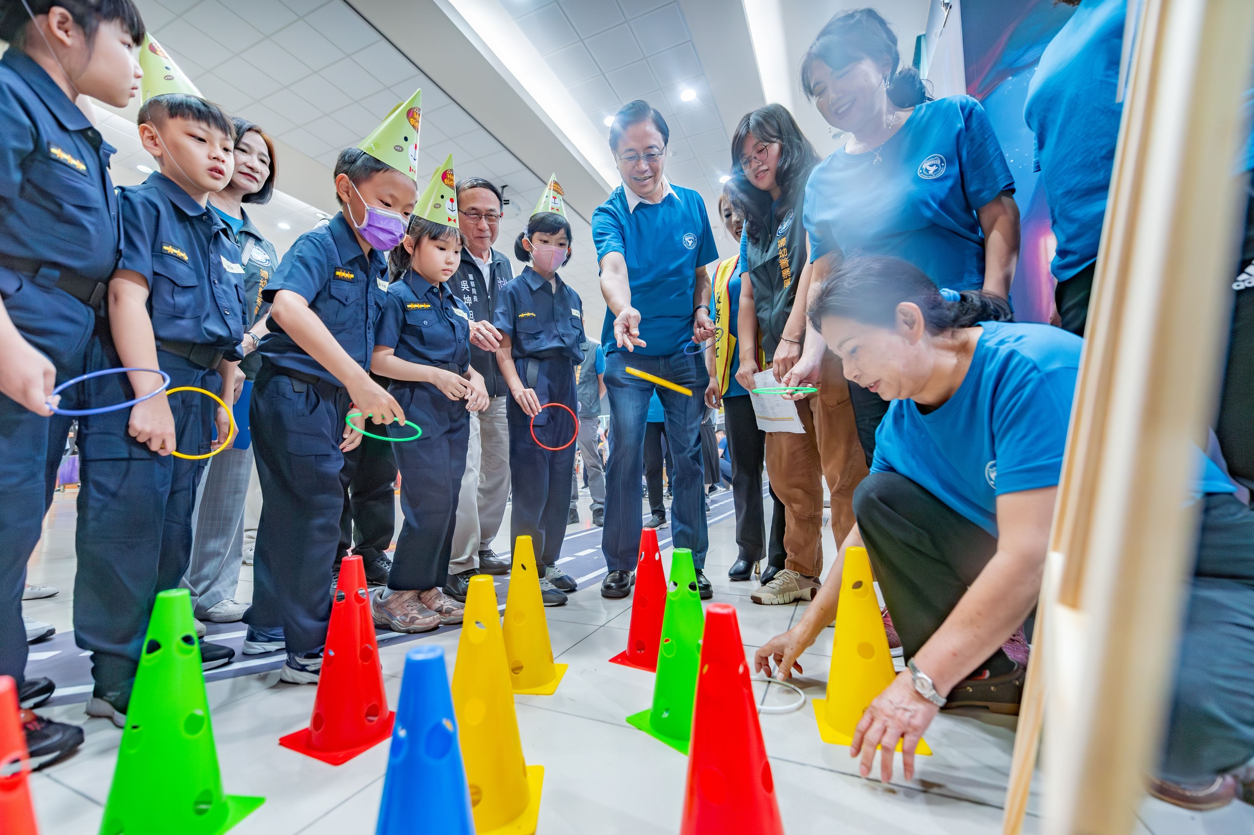 桃市113年度小小警察體驗營　透過遊戲學習社會知識...