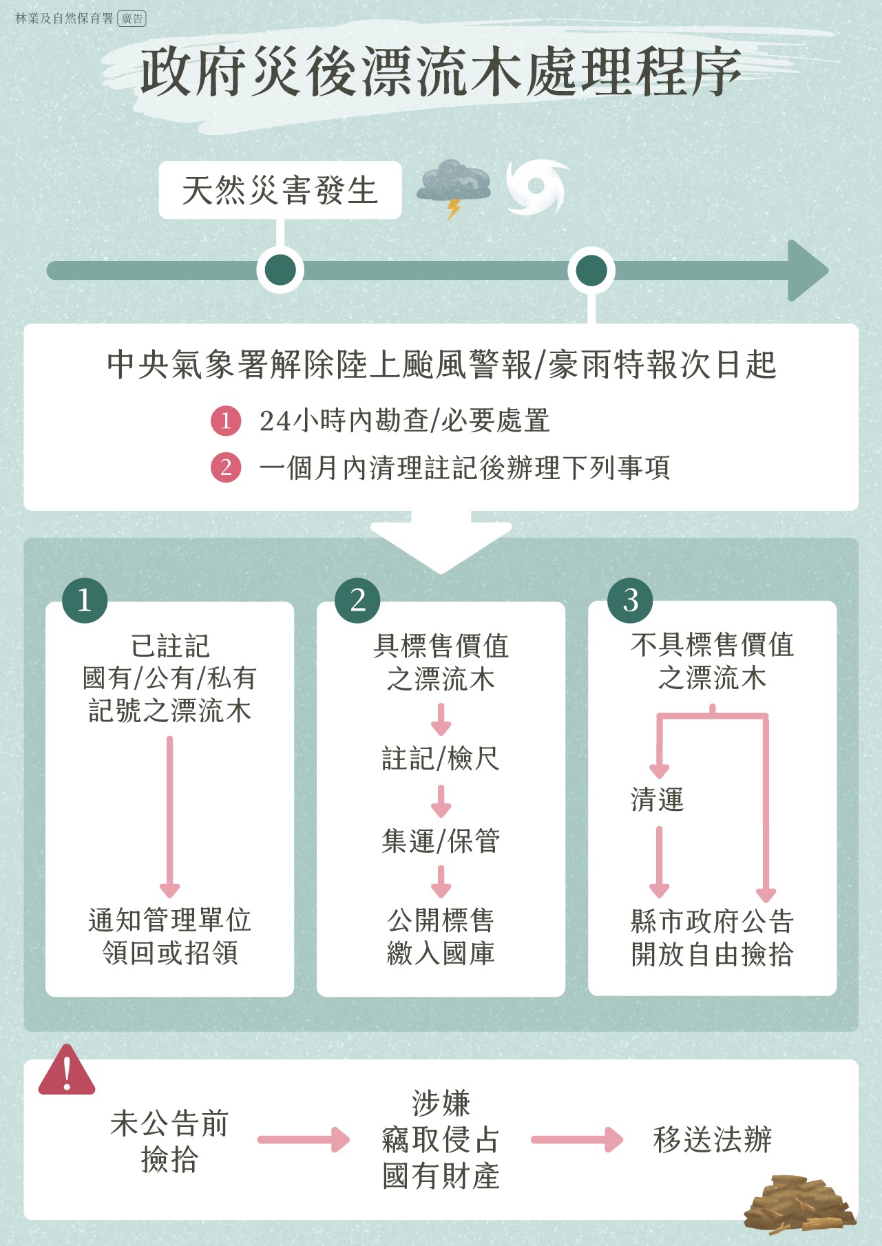 臺南市開放市民自由撿拾漂流木  促進資源永續利用...