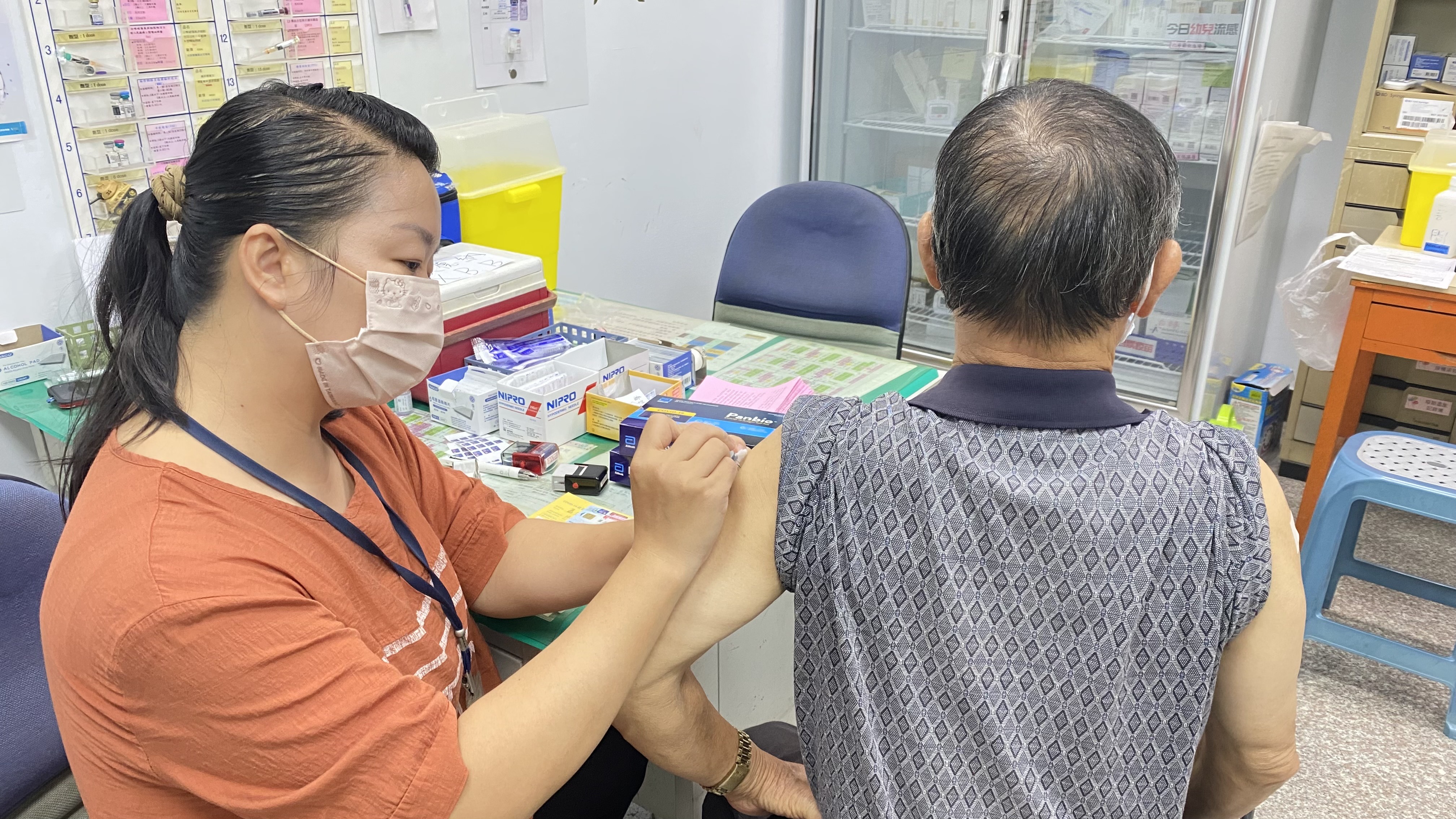 中市供應13價肺炎鏈球菌疫苗 65歲以上長者免費接種