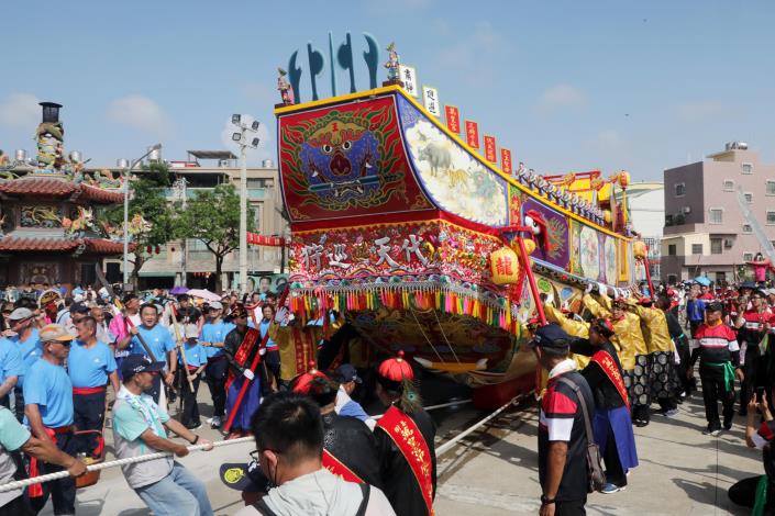 喜樹代天府萬皇宮王船出廠   祈求國泰民安