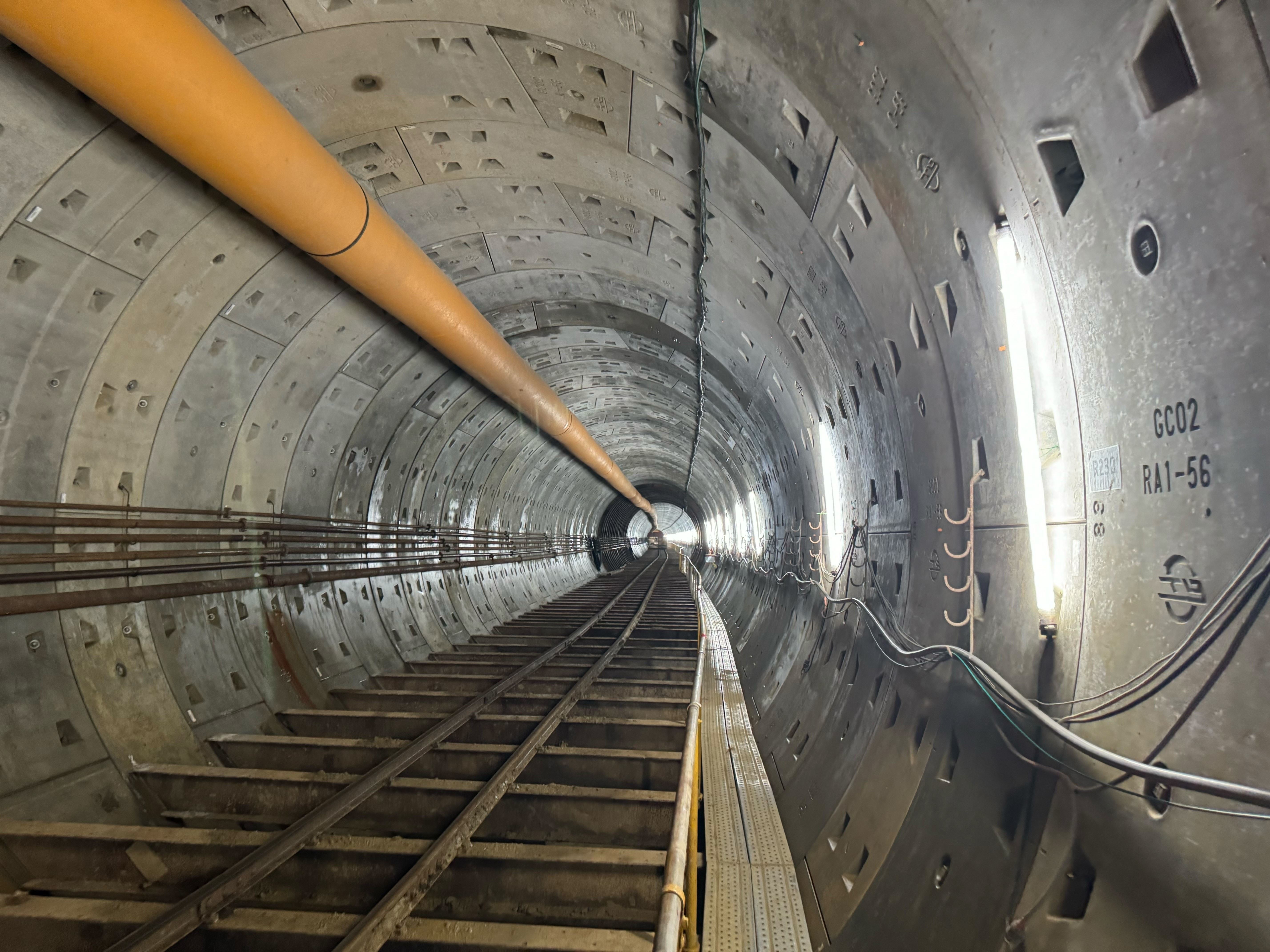 桃園捷運綠線八德區首條潛盾隧道貫通...