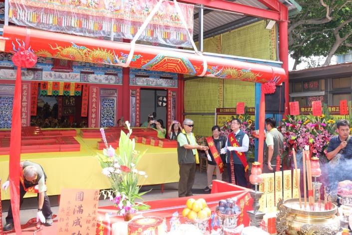 台南月港武廟重修上梁大典   見證祝福早日完工...