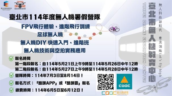 北市無人機夏令營再升級　首推「足球對戰」嗨翻暑假...