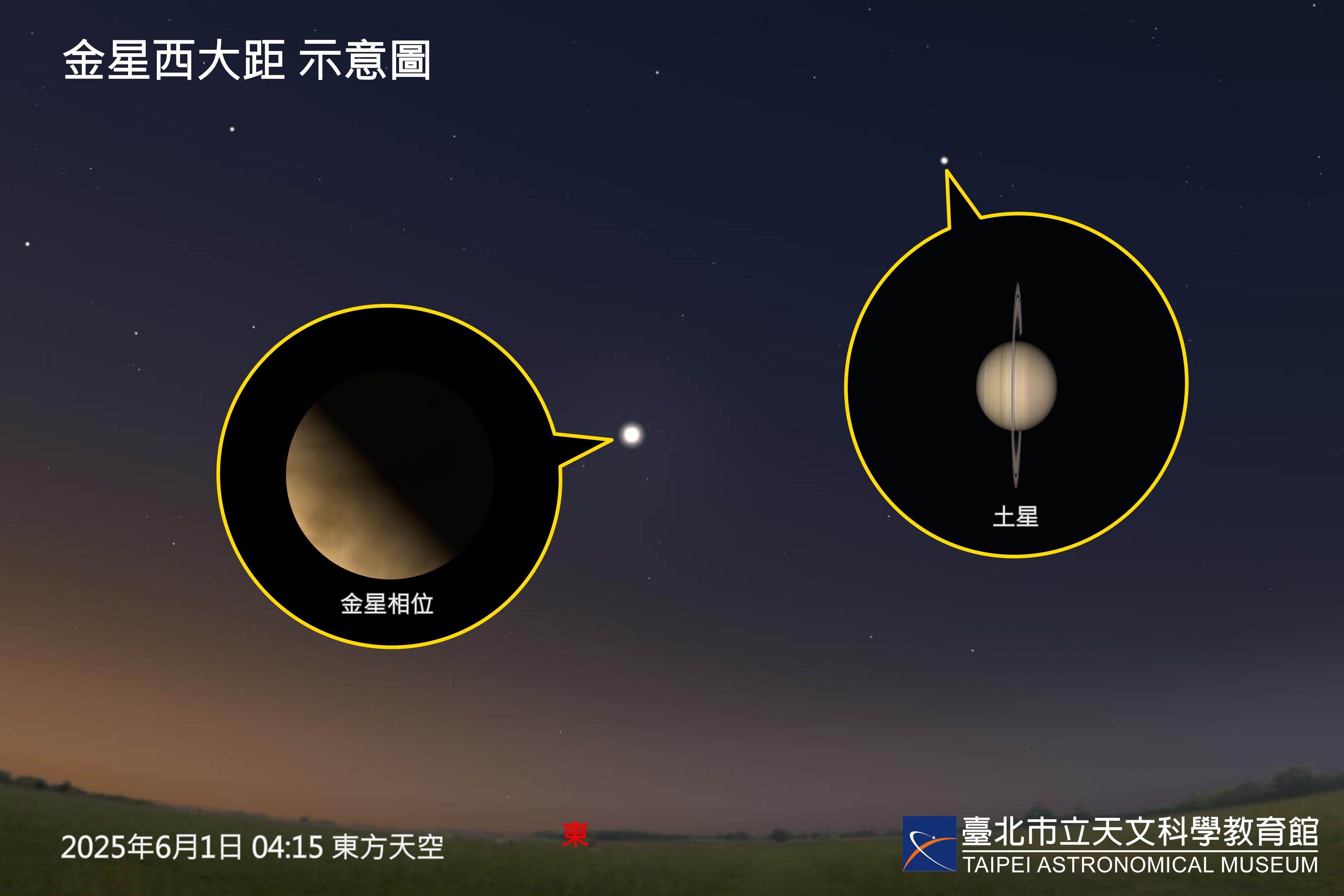 金星西大距端午登場   晨曦中最亮的星再現天際...
