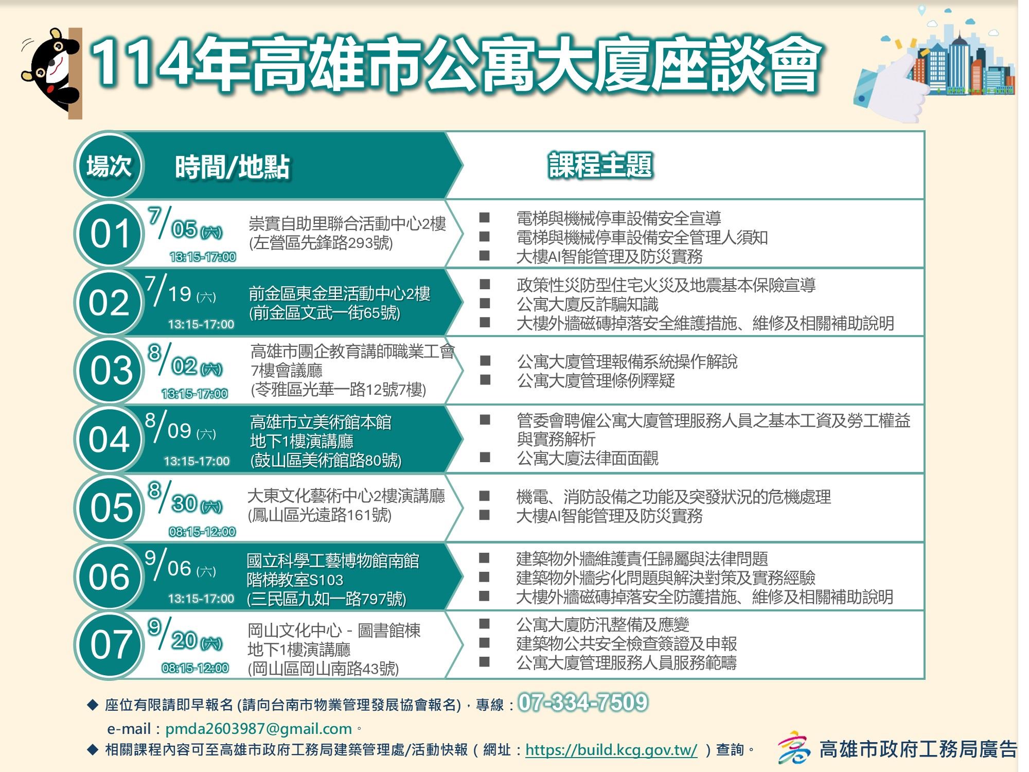 大樓AI智能管理與防災整備應變  公寓大廈座談會首場7/5開...